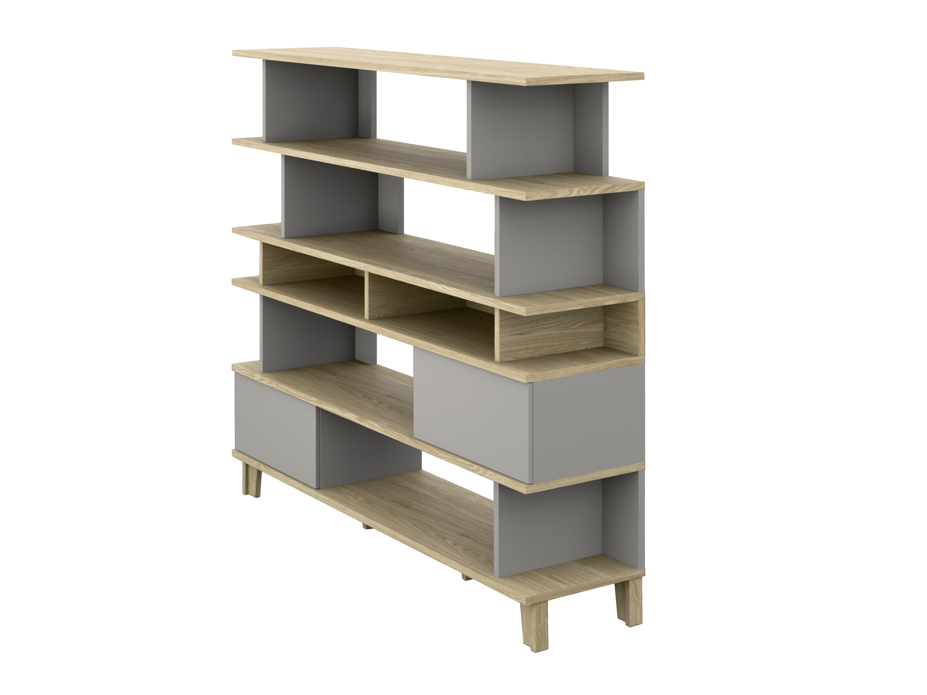 Bookcase Evarveru 104 (Grey)