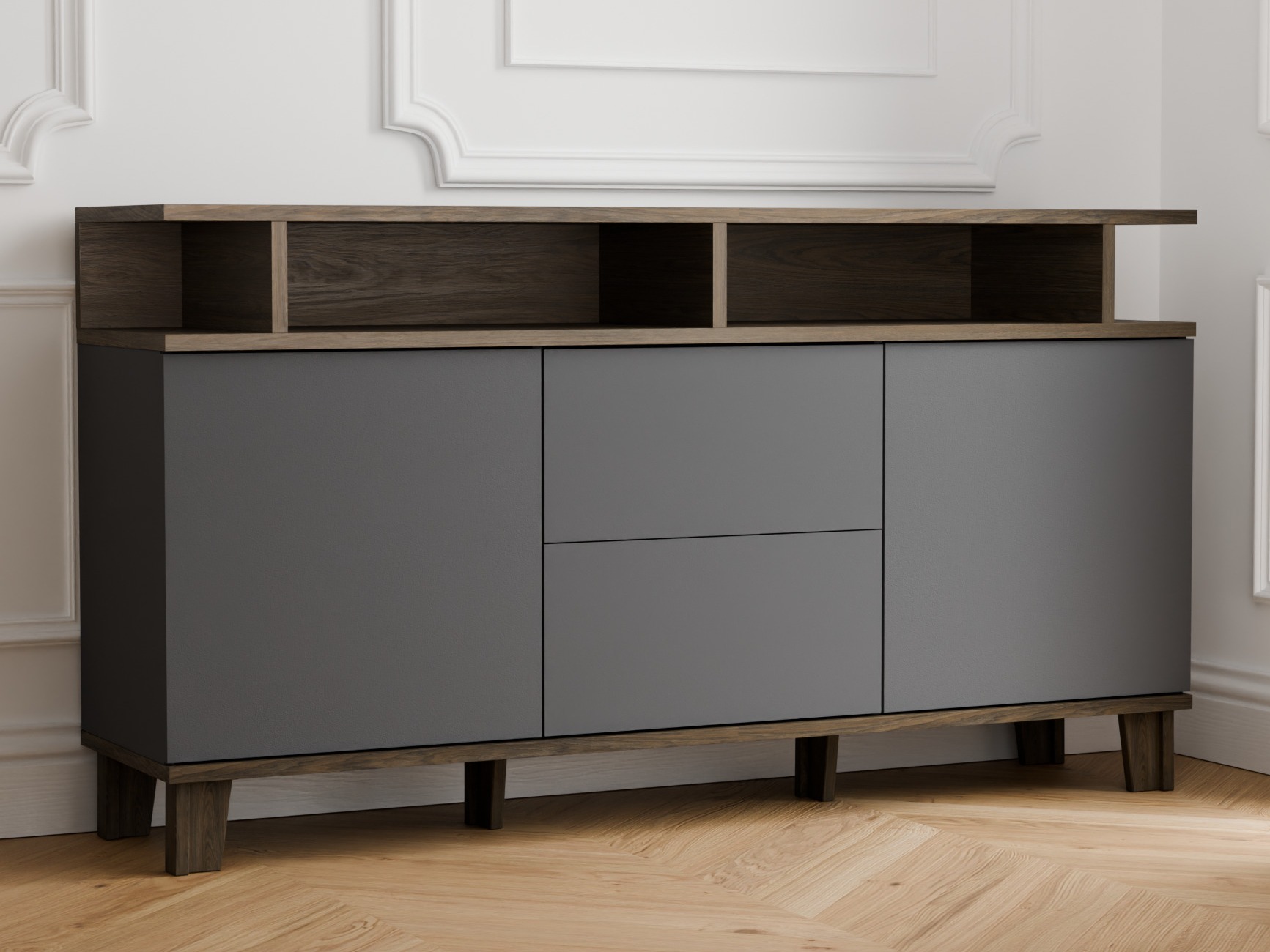 Chest of drawers Evarveru 105 (Anthracite)