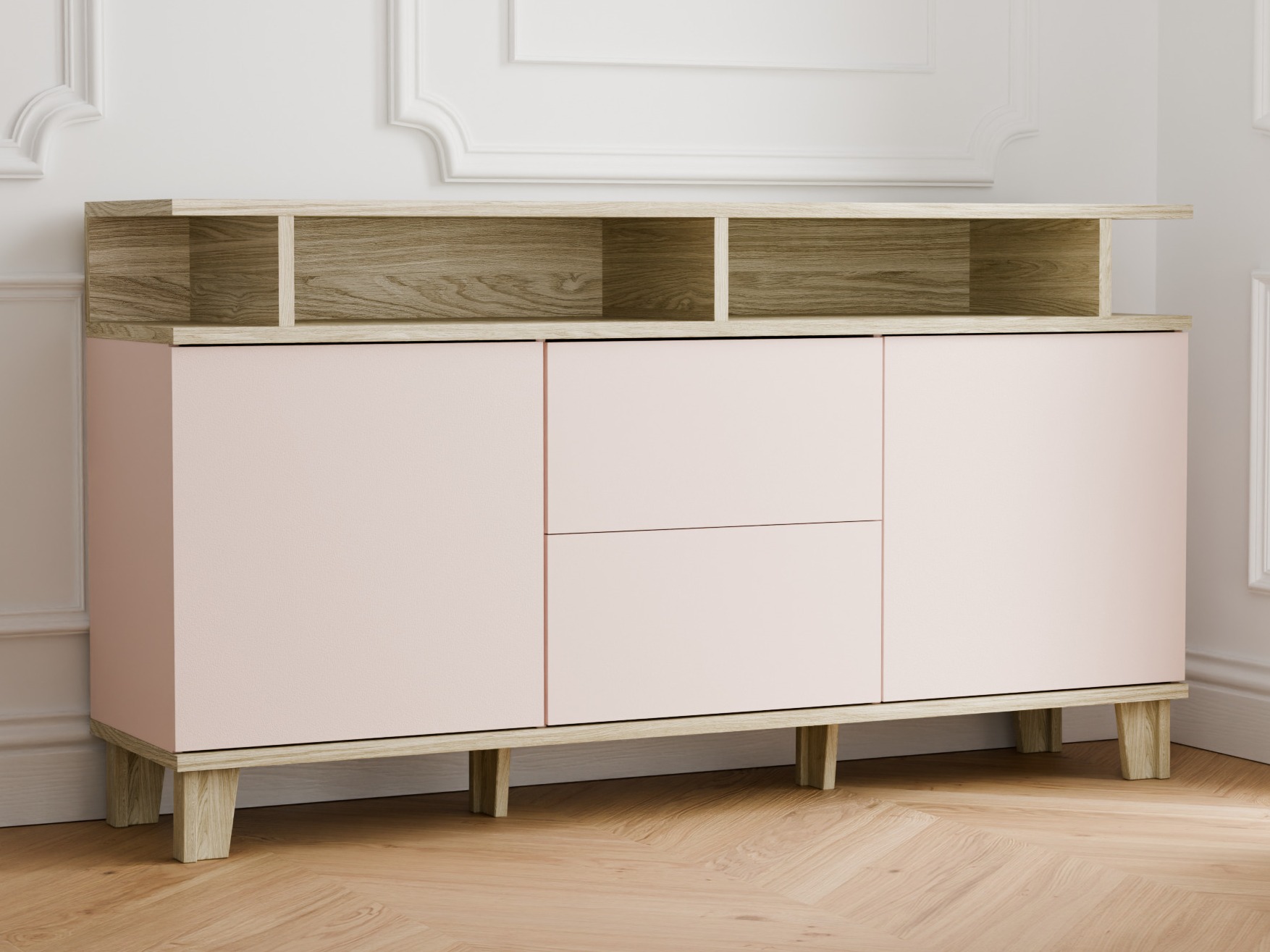 Chest of drawers Evarveru 105 (Cashmere)