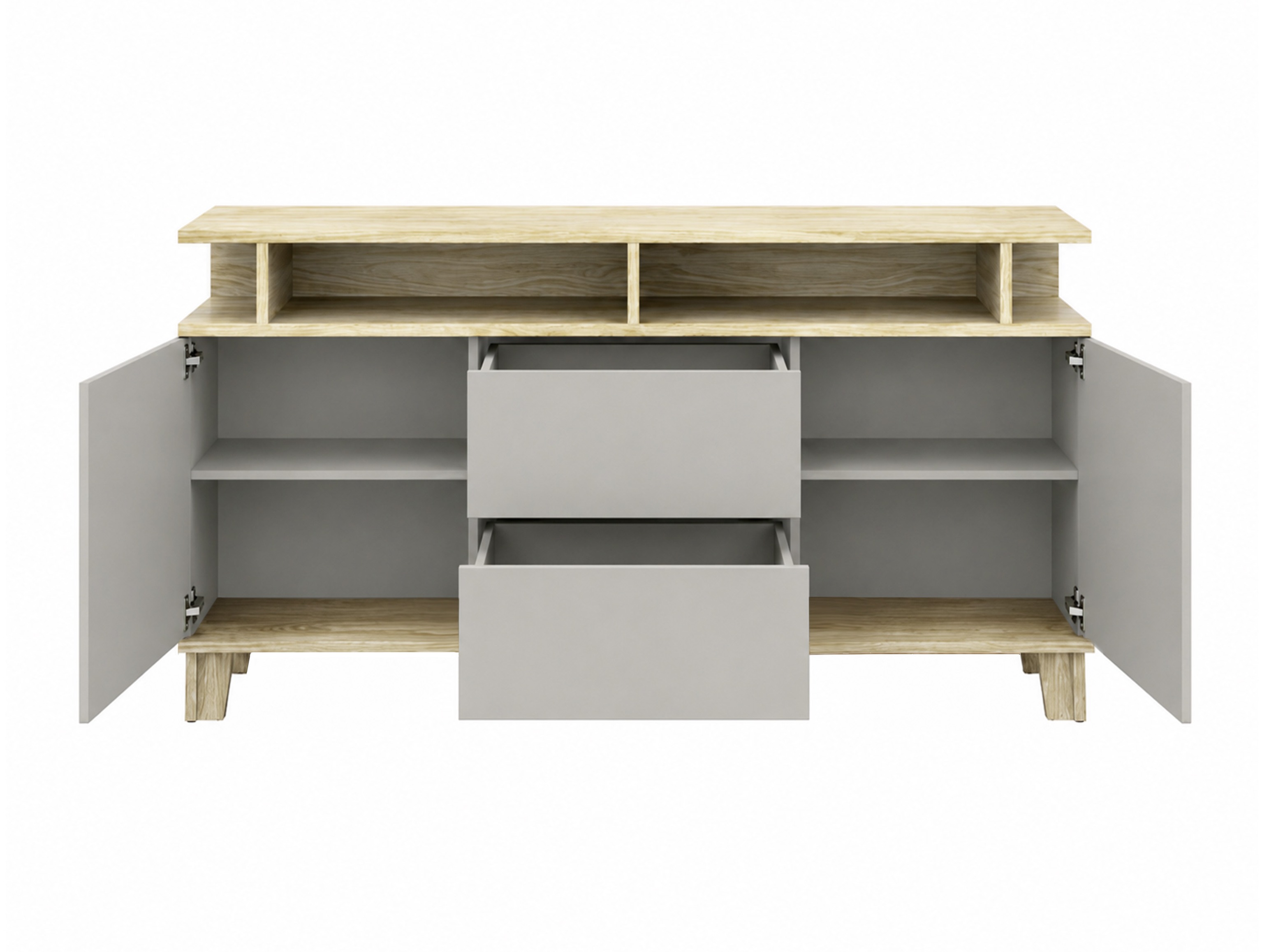 Chest of drawers Evarveru 105 (Grey)