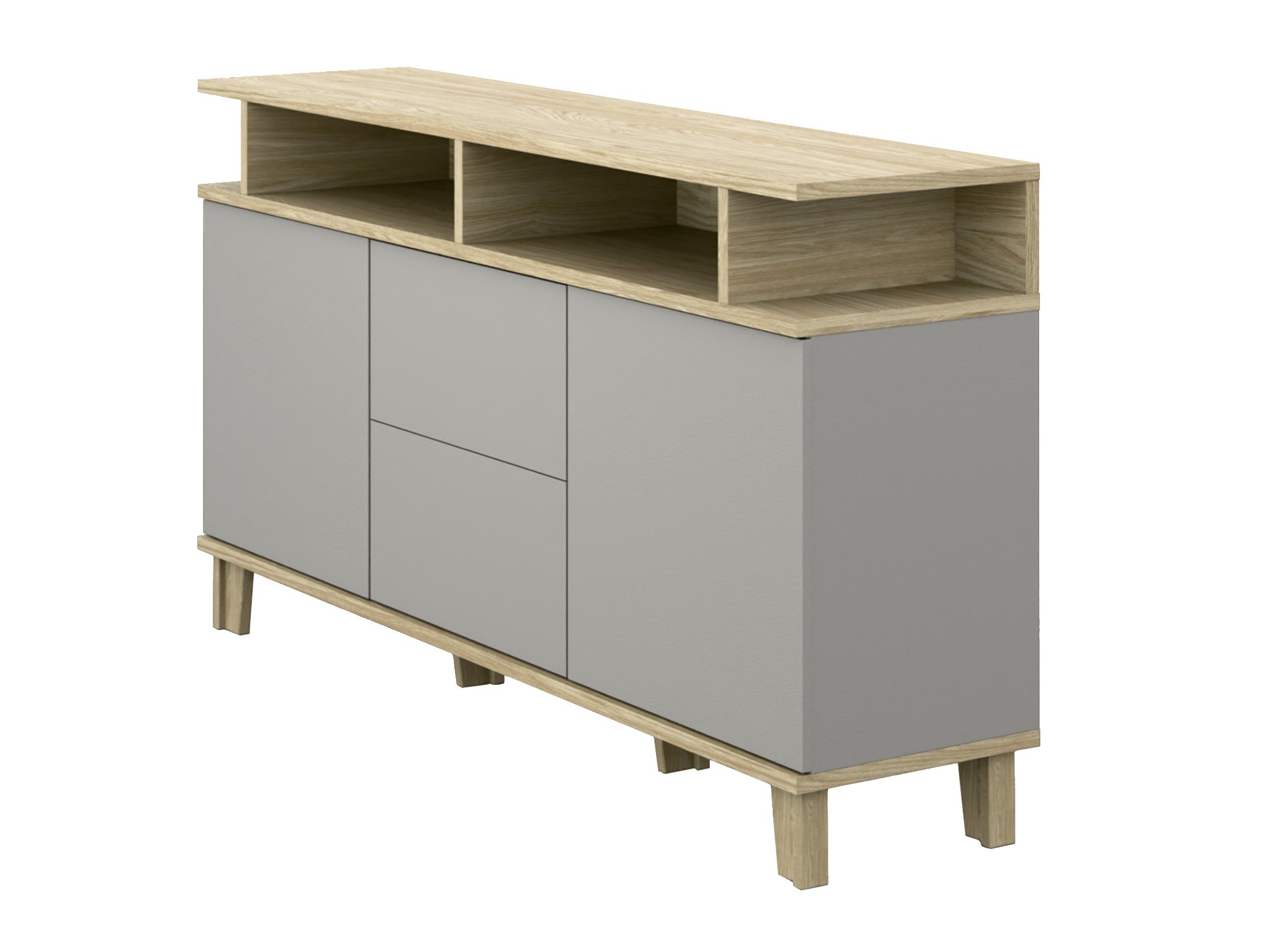 Chest of drawers Evarveru 105 (Grey)