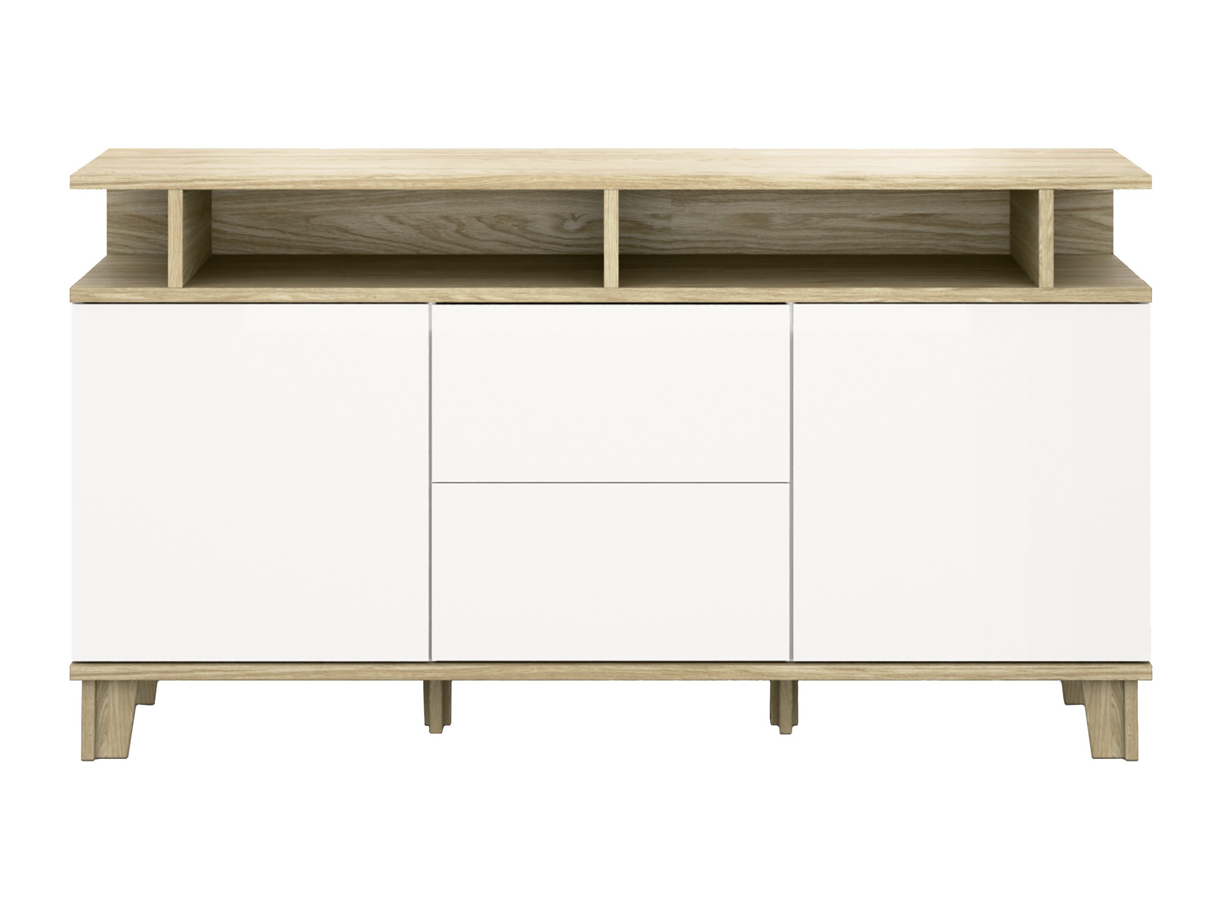 Chest of drawers Evarveru 105 (Matte white)