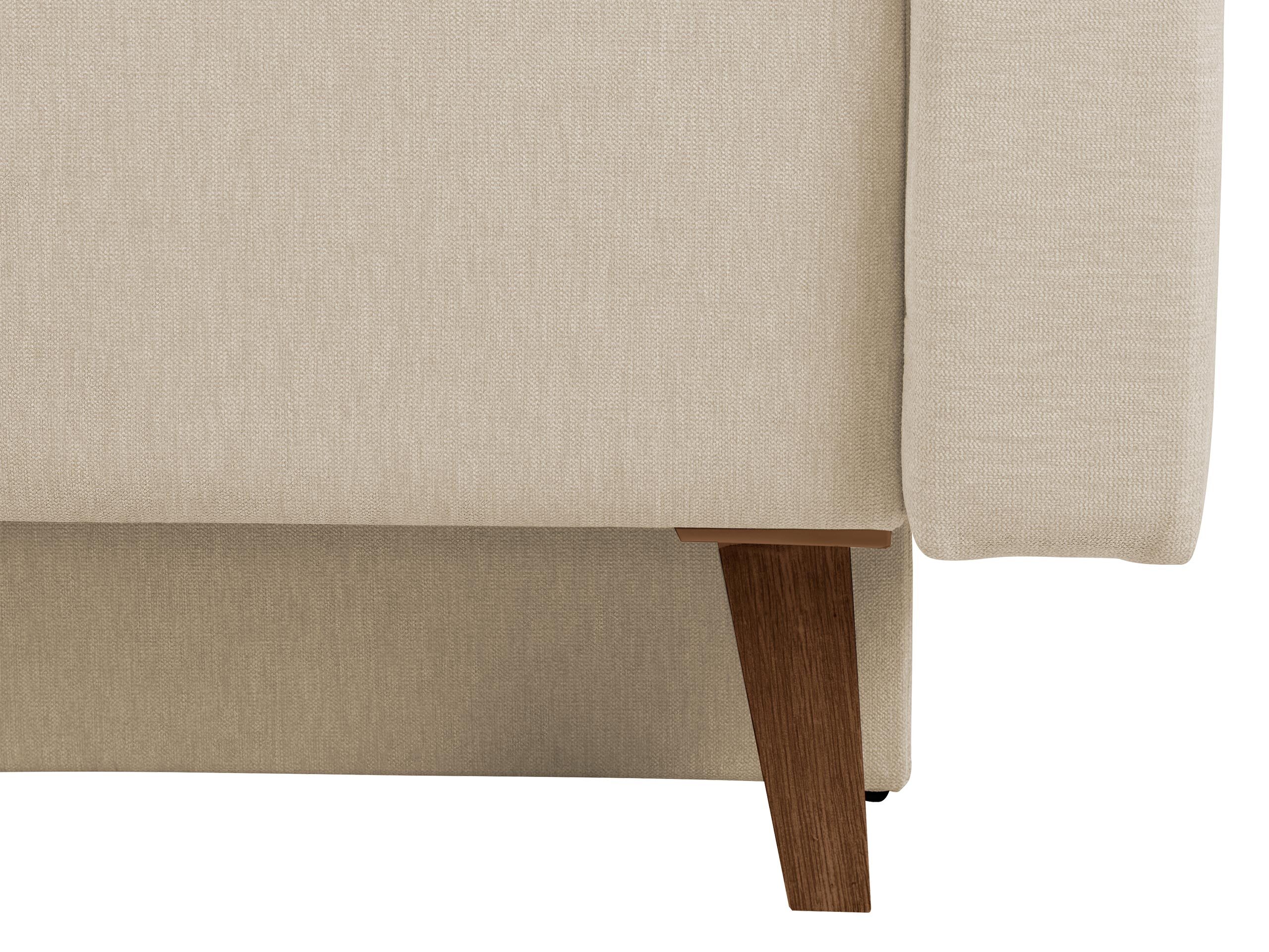 Corner sofa Delbene 130 (Verita 03 + Dark San Remo oak)