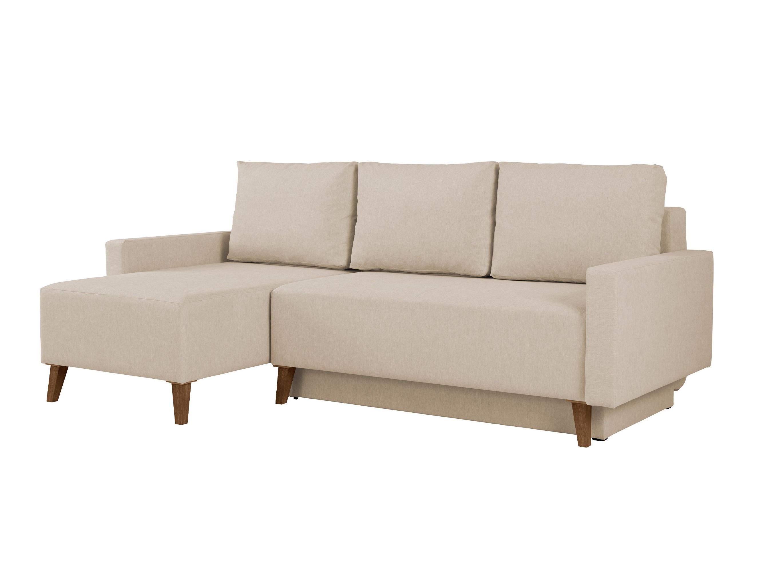 Corner sofa Delbene 130 (Verita 03 + Dark San Remo oak)