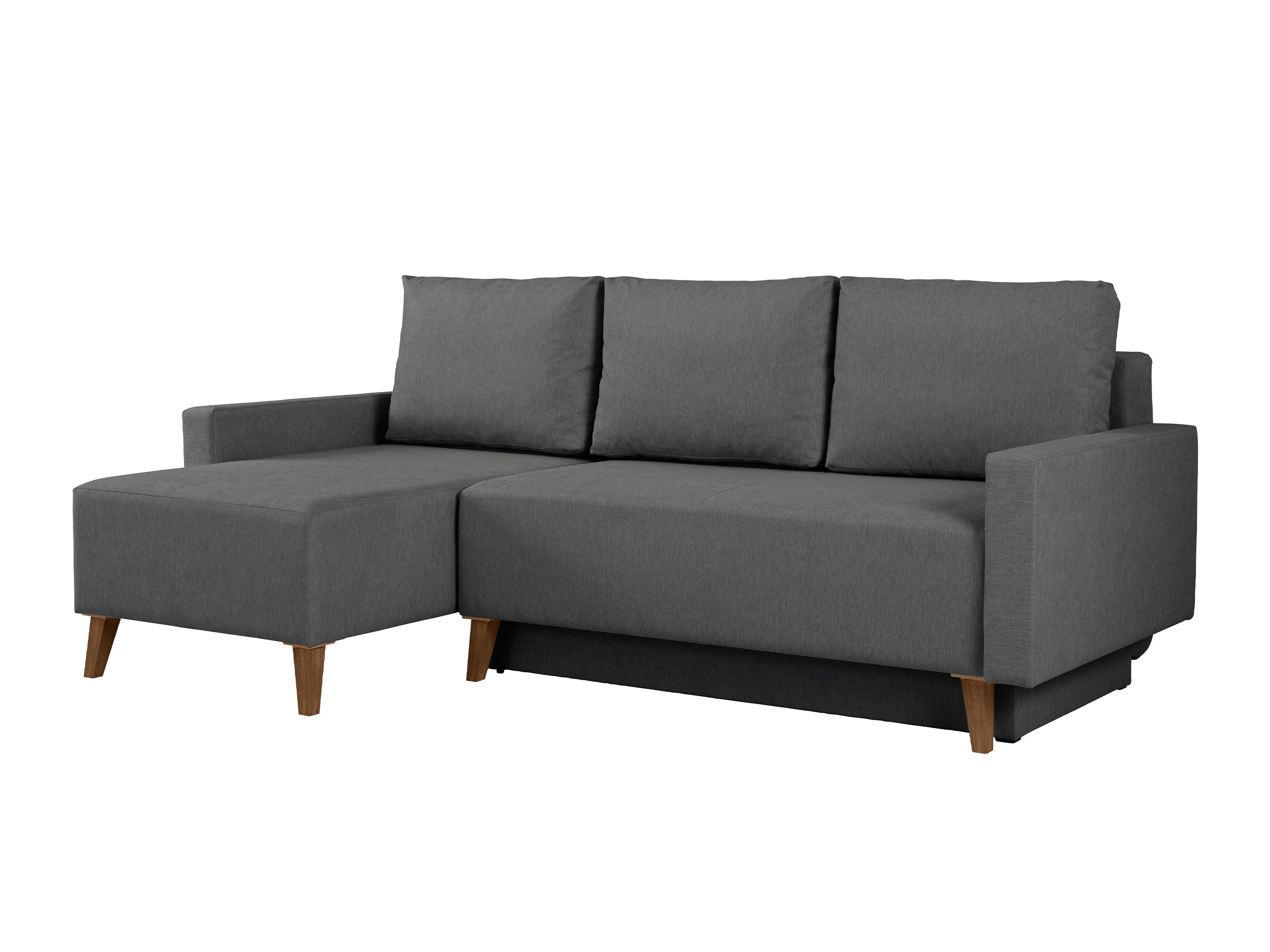 Corner sofa Delbene 130 (Verita 88 + Dark San Remo oak)