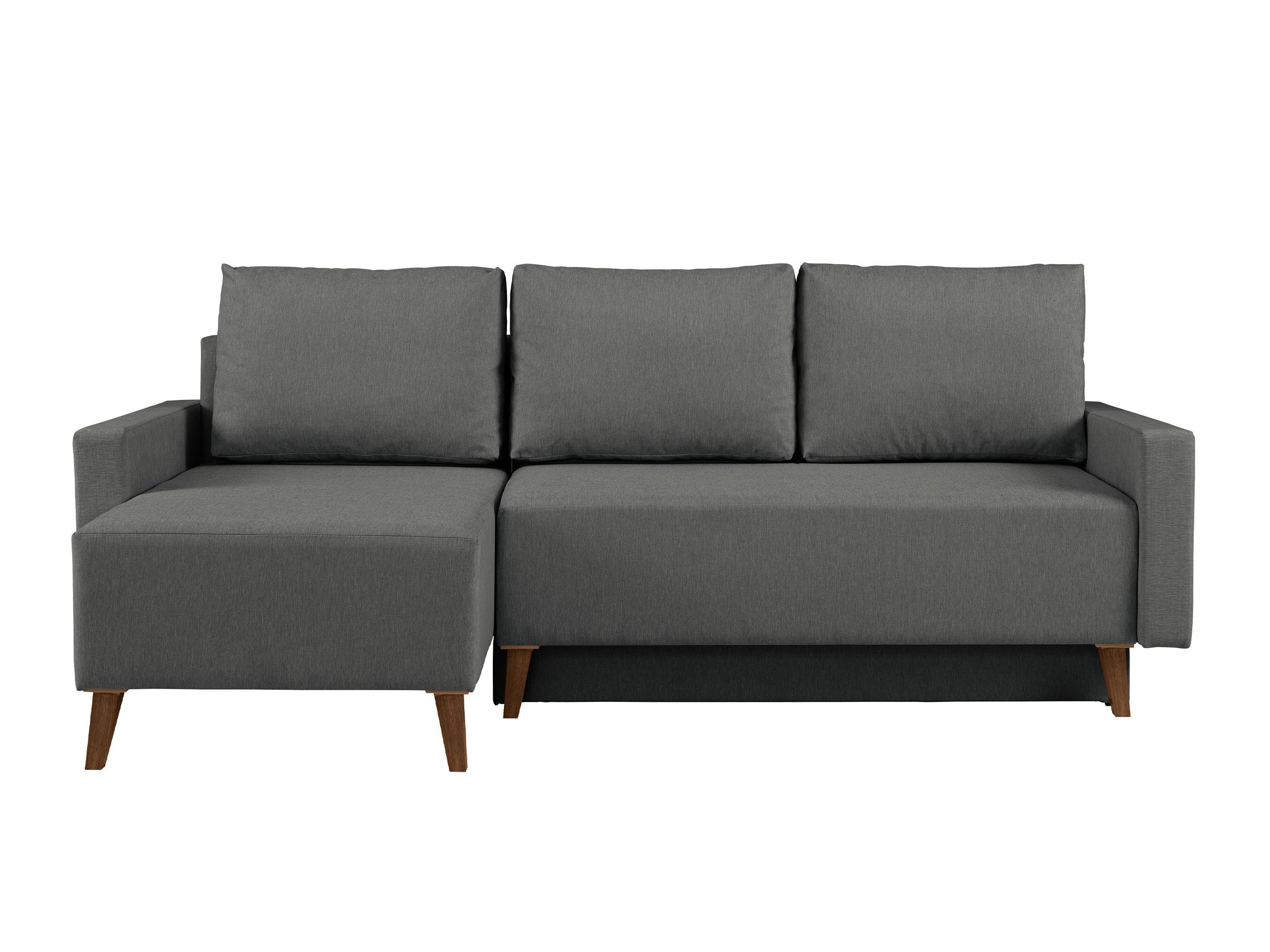 Corner sofa Delbene 130 (Verita 88 + Dark San Remo oak)