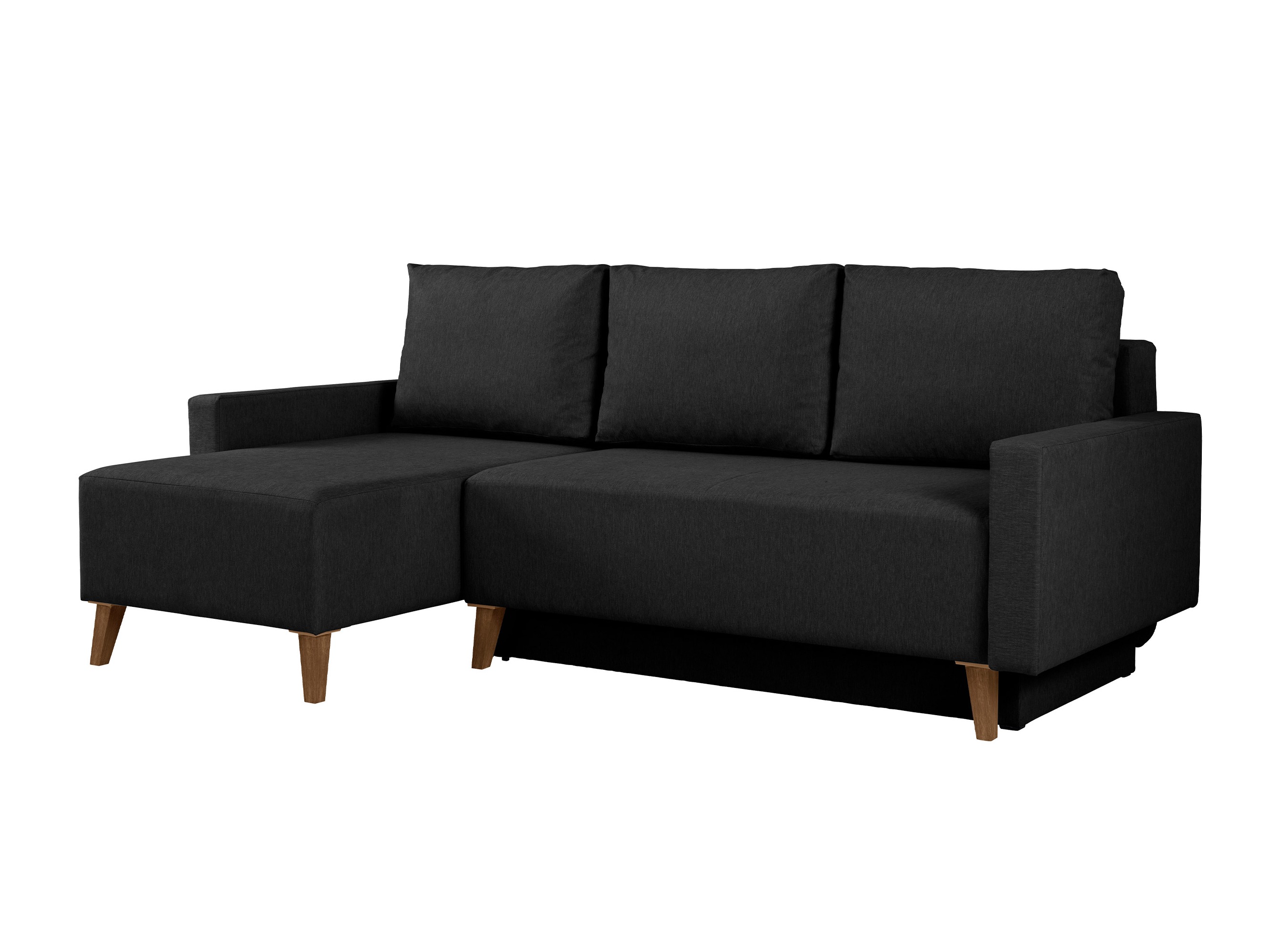 Corner sofa Delbene 130 (Verita 98 + Dark San Remo oak)