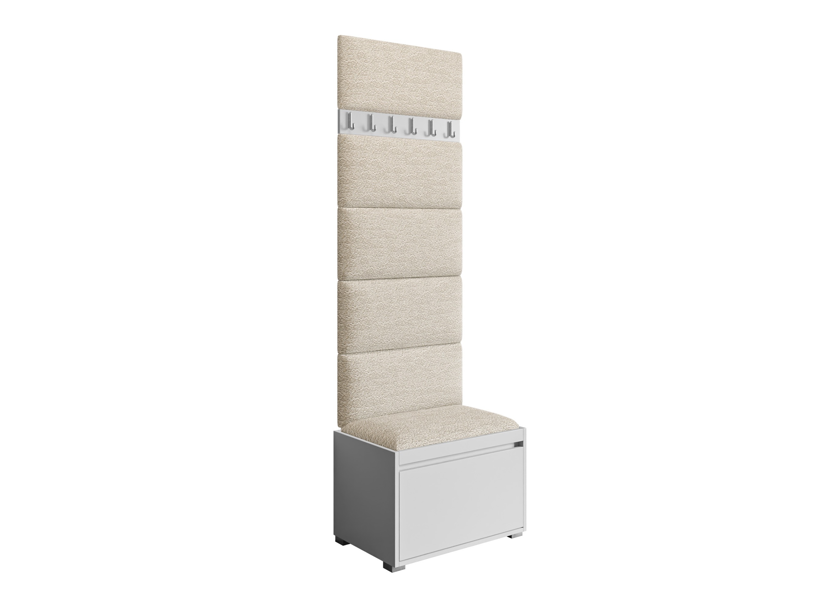 Hallway set Comfivo Pinus V (White + Abriamo 03)