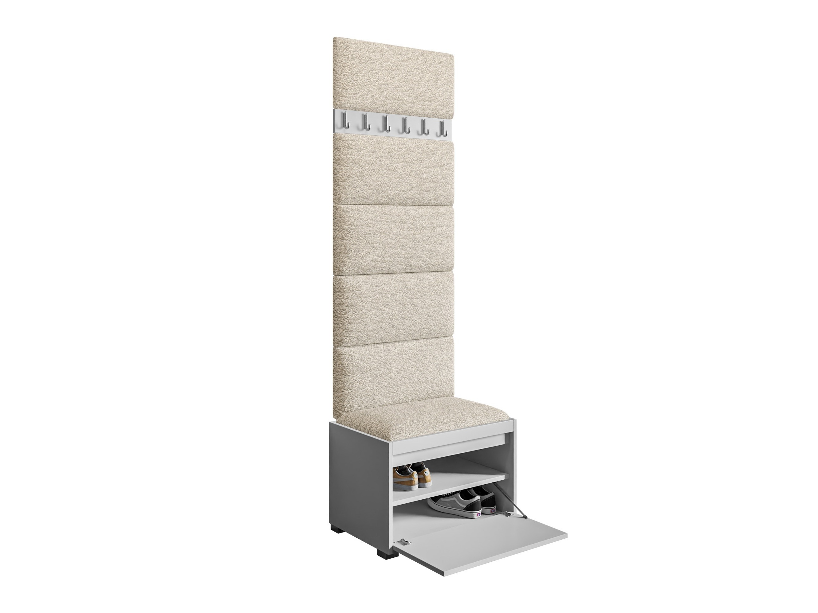 Hallway set Comfivo Pinus V (White + Abriamo 03)