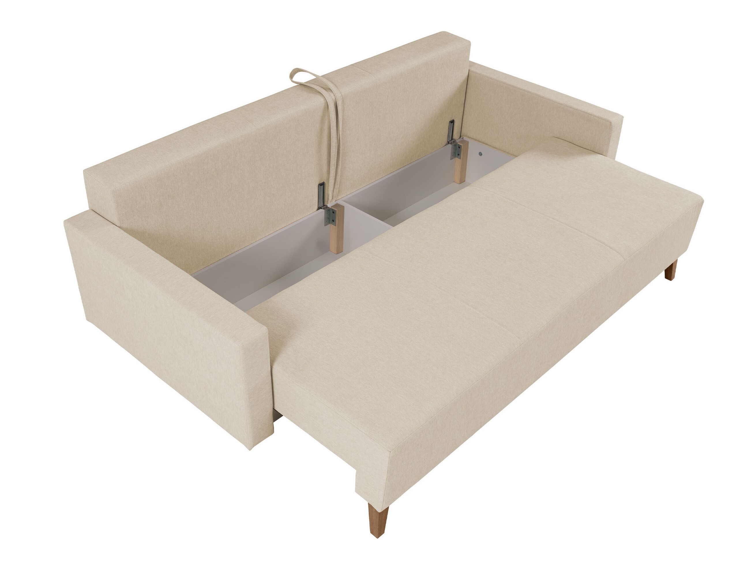 Sofa bed Delbene 129 (Verita 76 + Dark San Remo oak)
