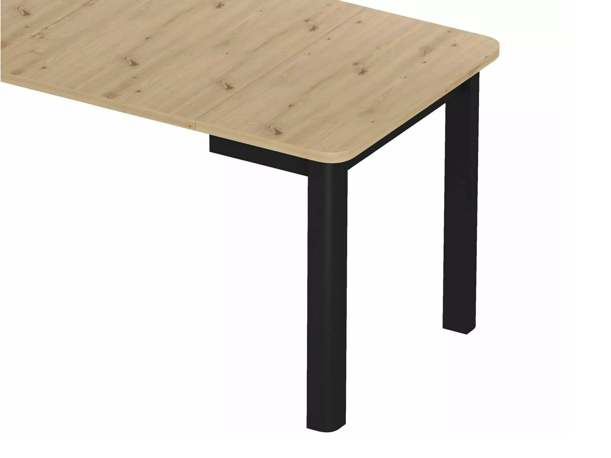 Table Detroit 1008 (Black + Artisan oak)