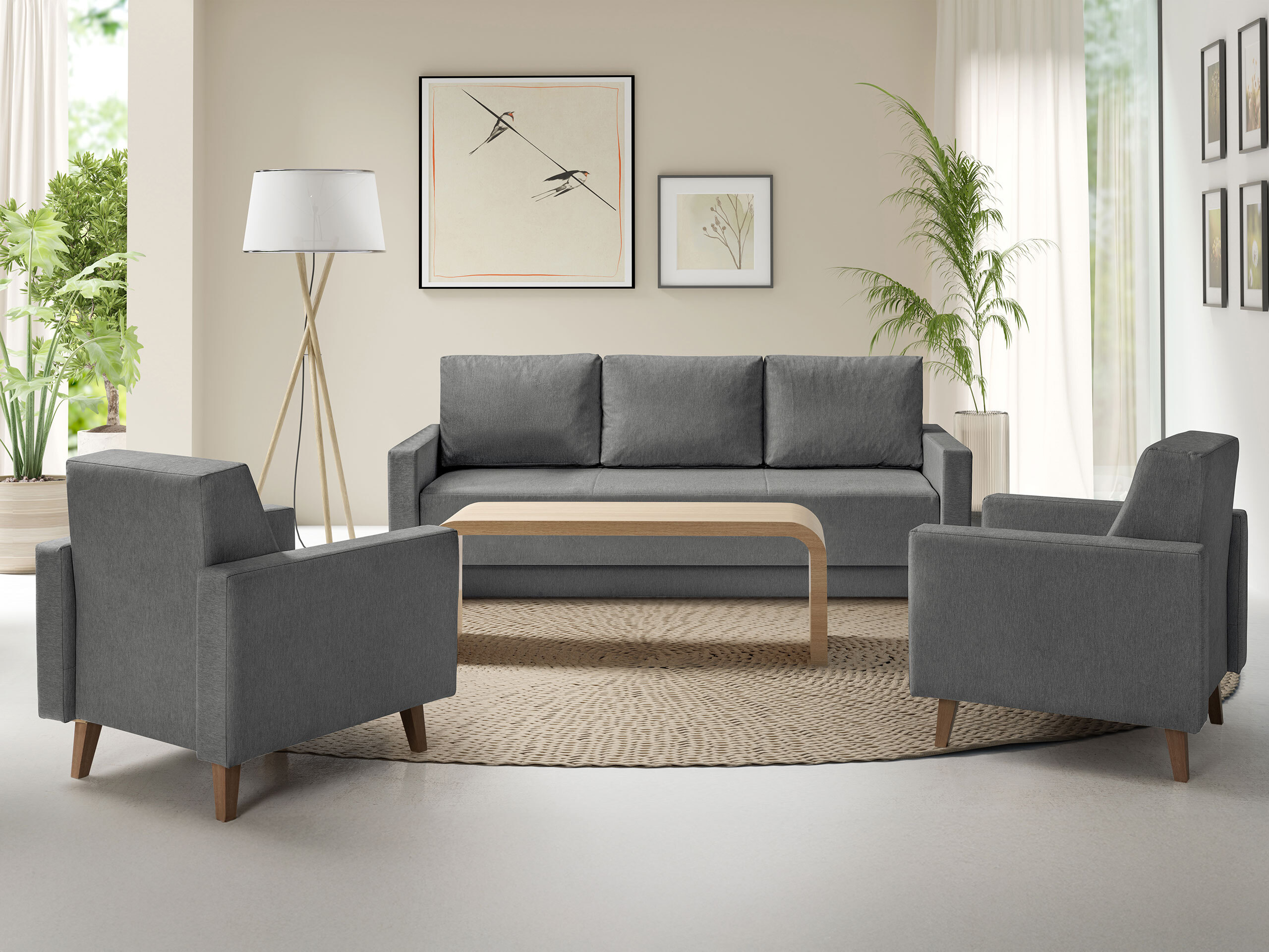 Armchair Delbene 131 (Verita 88 + Dark San Remo oak)