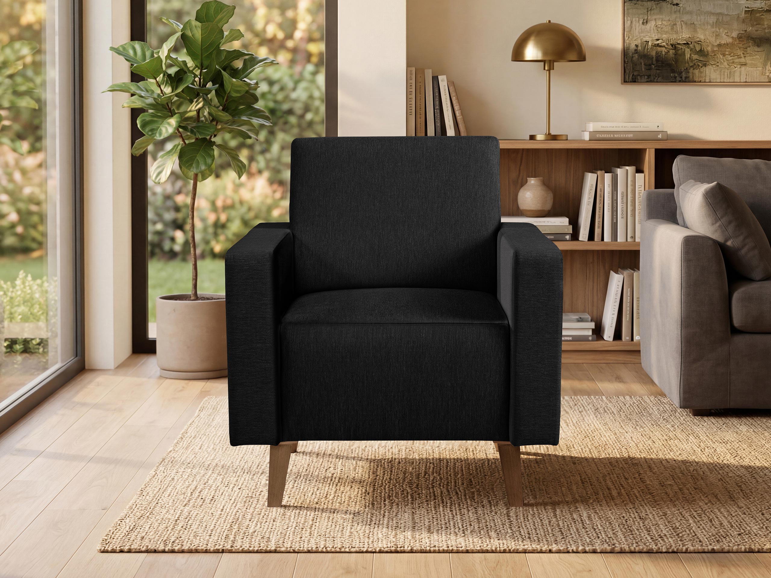 Armchair Delbene 131 (Verita 98 + Dark San Remo oak)
