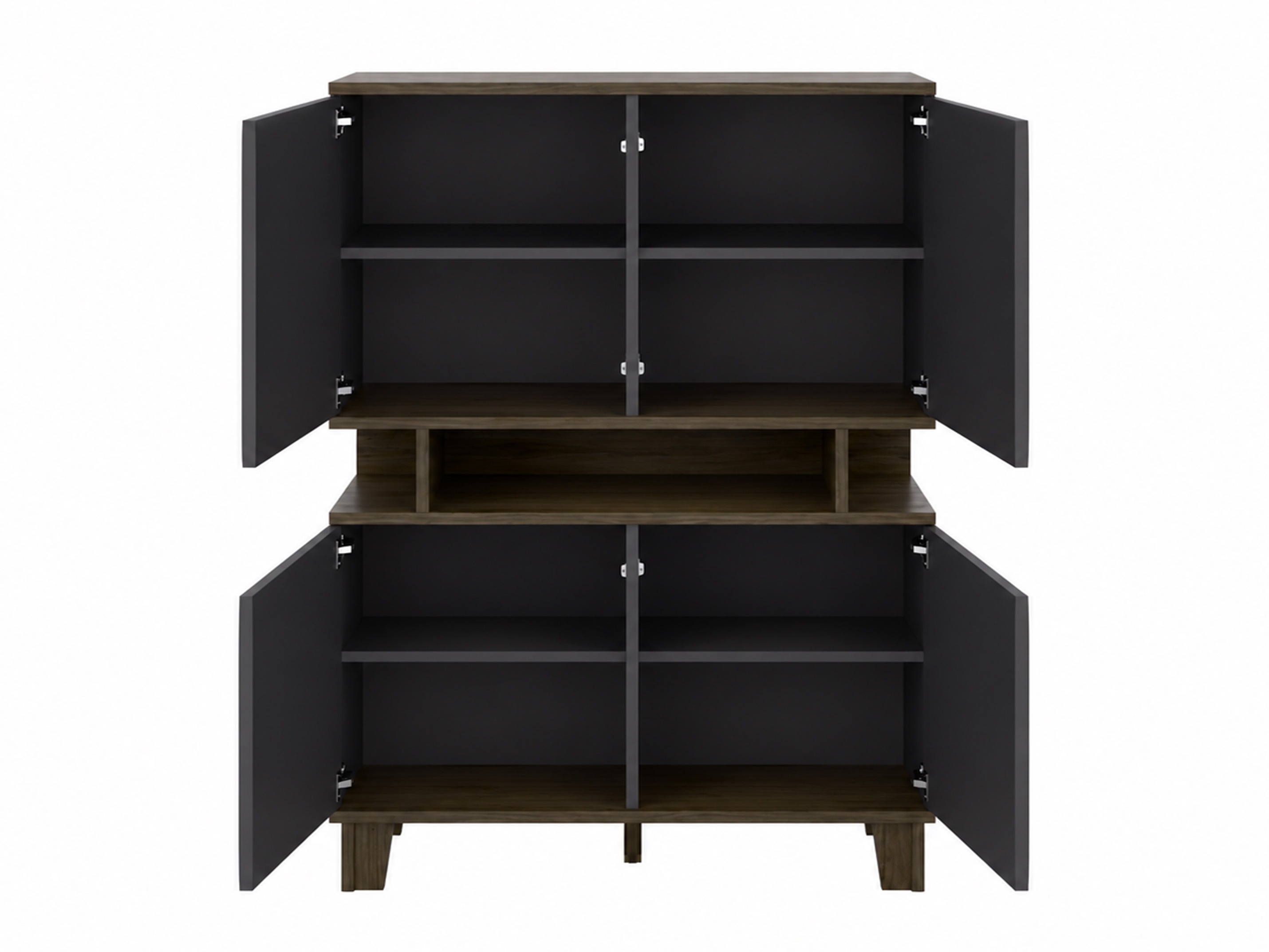 Bookcase Evarveru 106 (Anthracite)