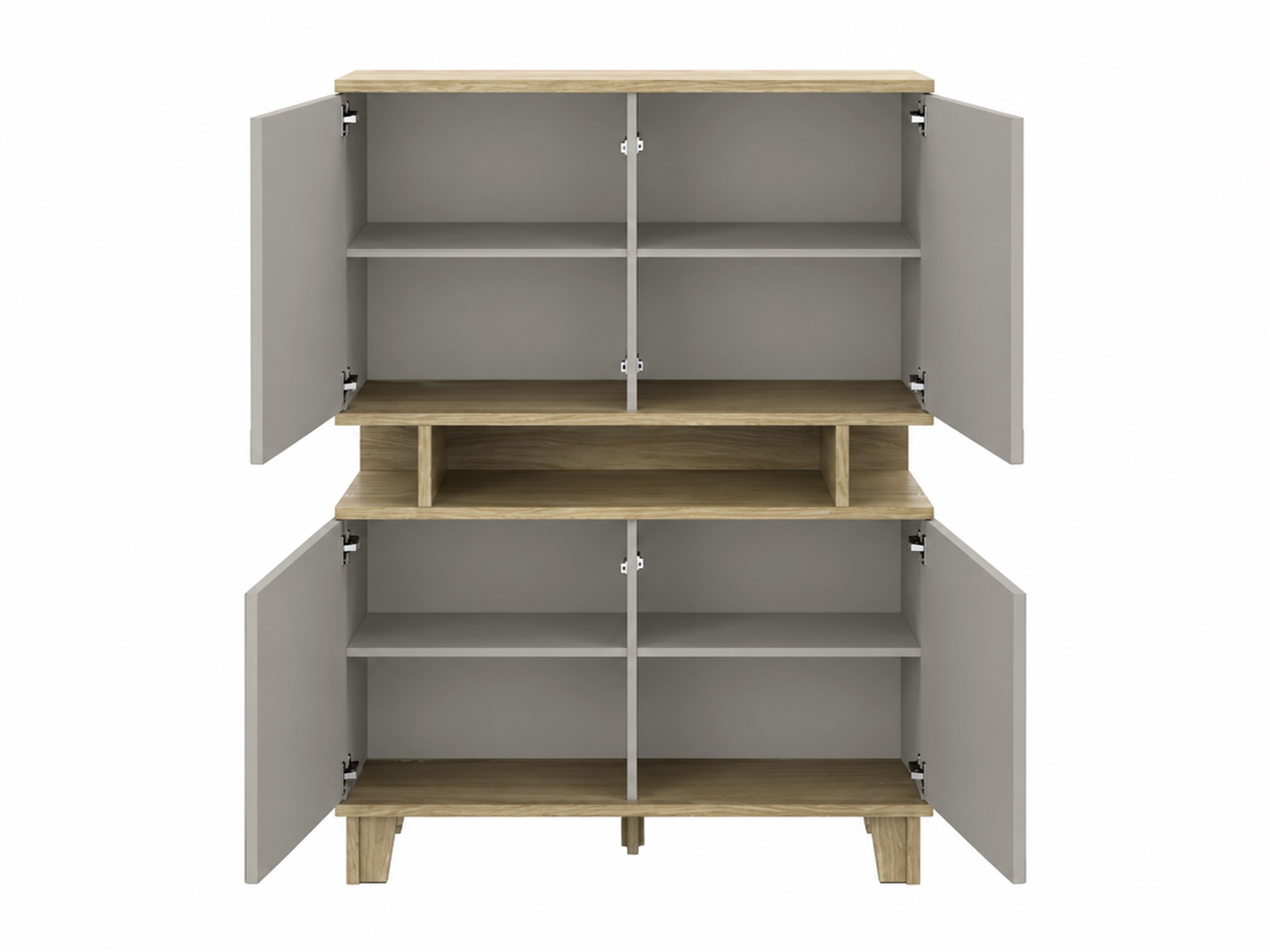 Bookcase Evarveru 106 (Grey)