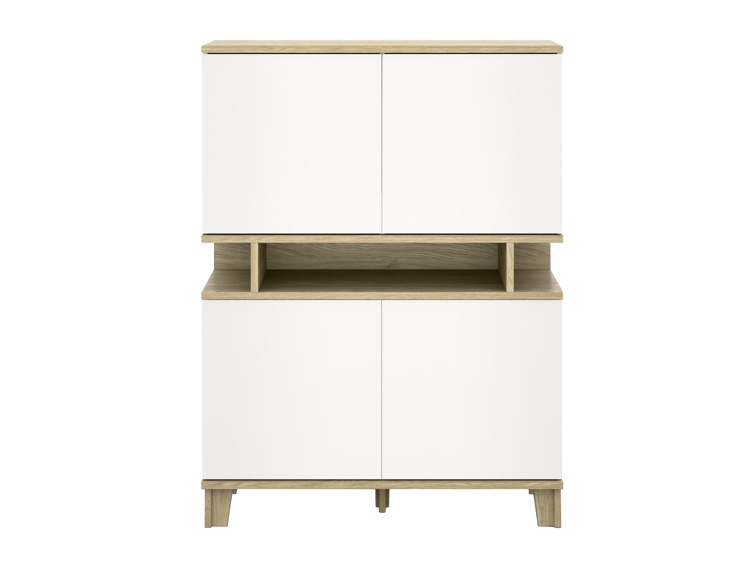 Bookcase Evarveru 106 (Matte white)