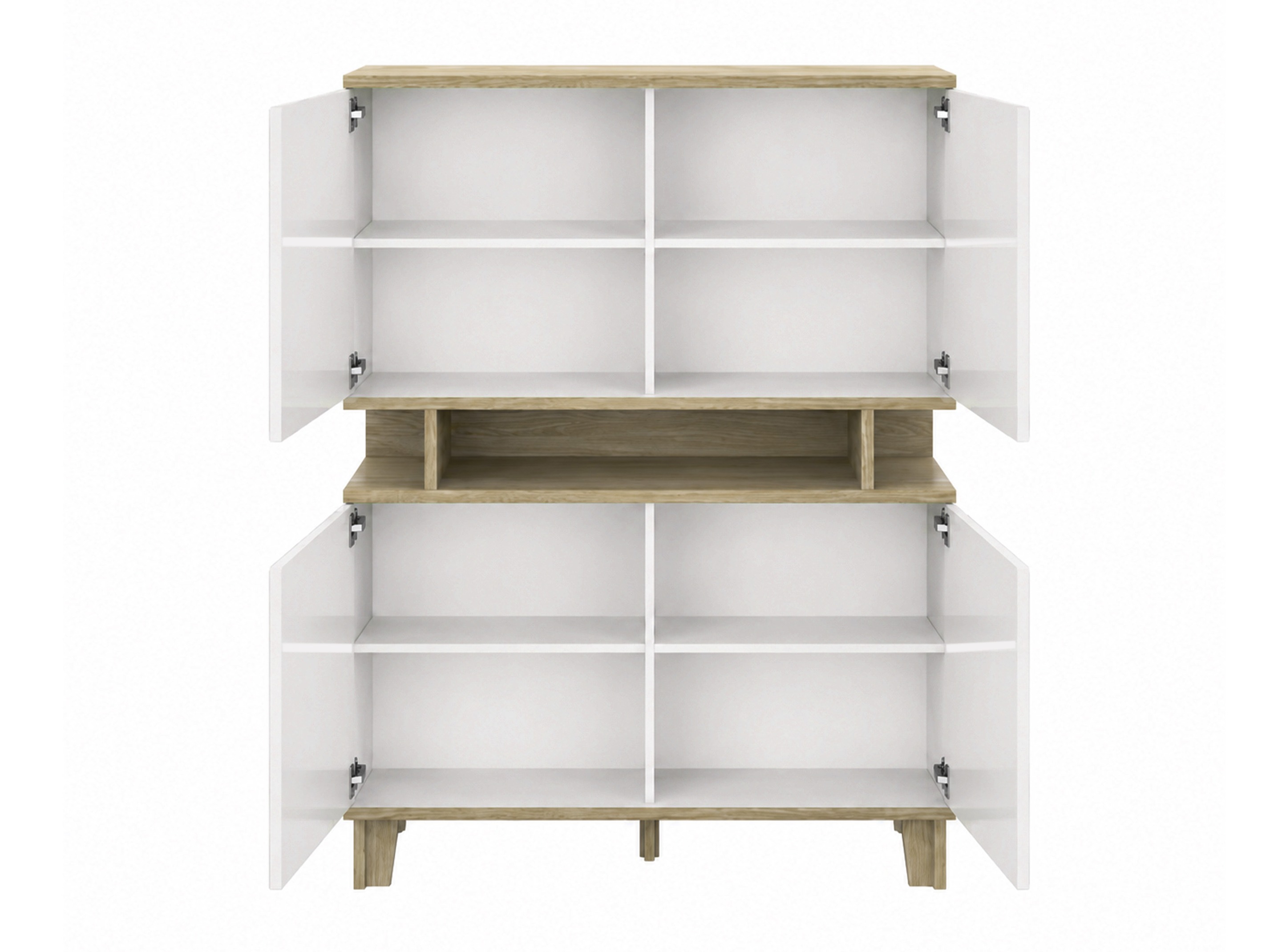 Bookcase Evarveru 106 (Matte white)