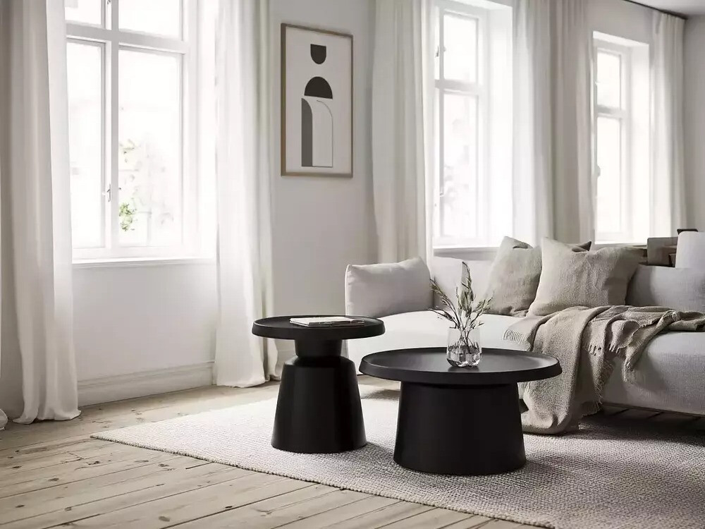 Coffee table set Detroit 721 (Black)
