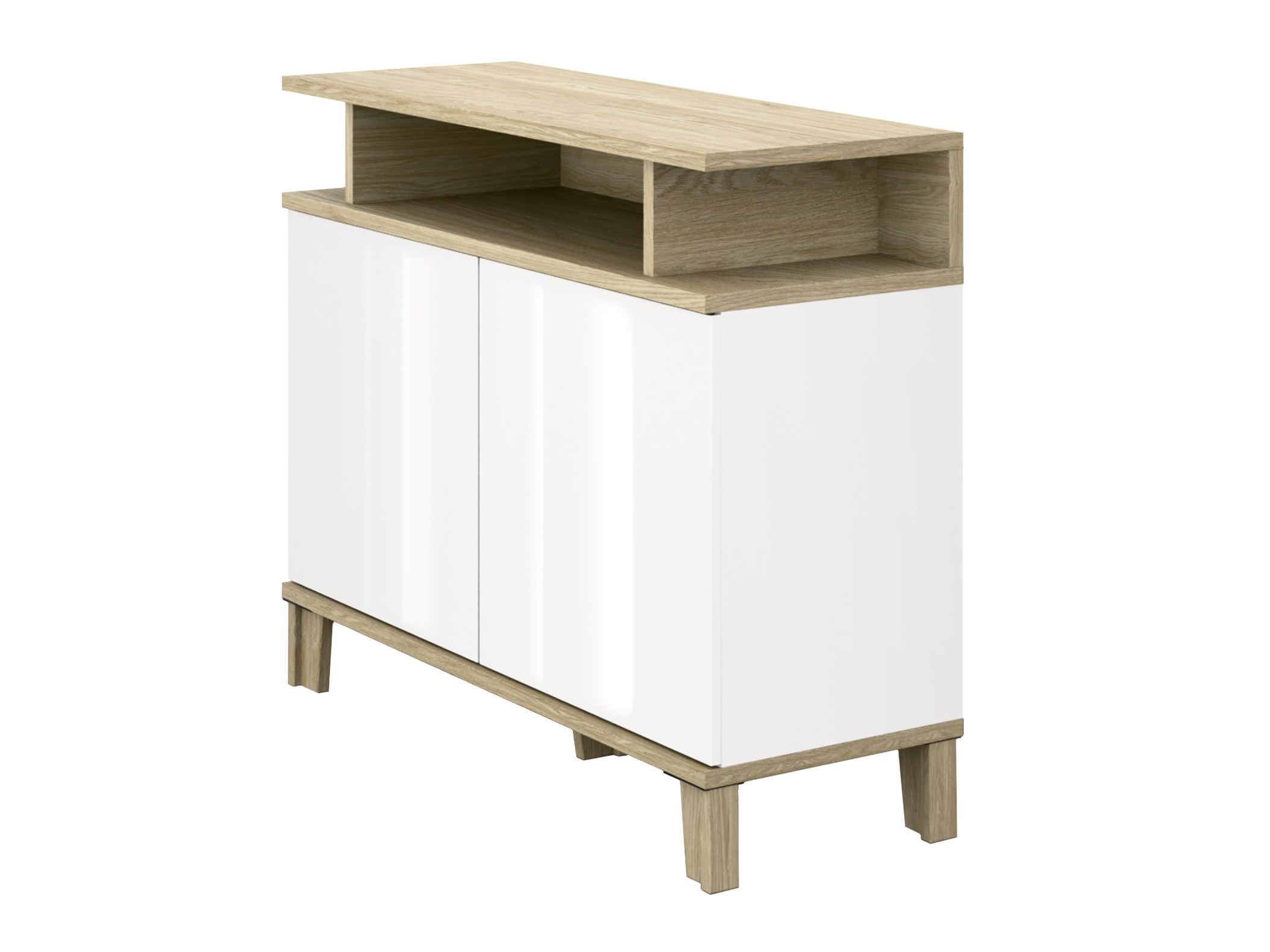 Sideboard Evarveru 107 (Glossy white)