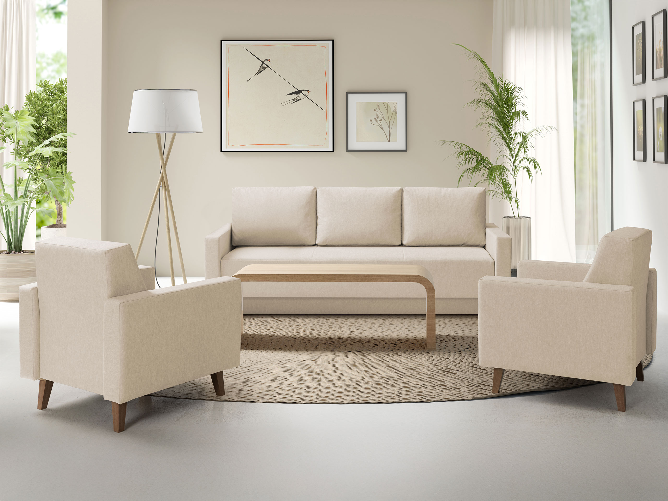 Upholstered furniture set Delbene 133 (Verita 03)