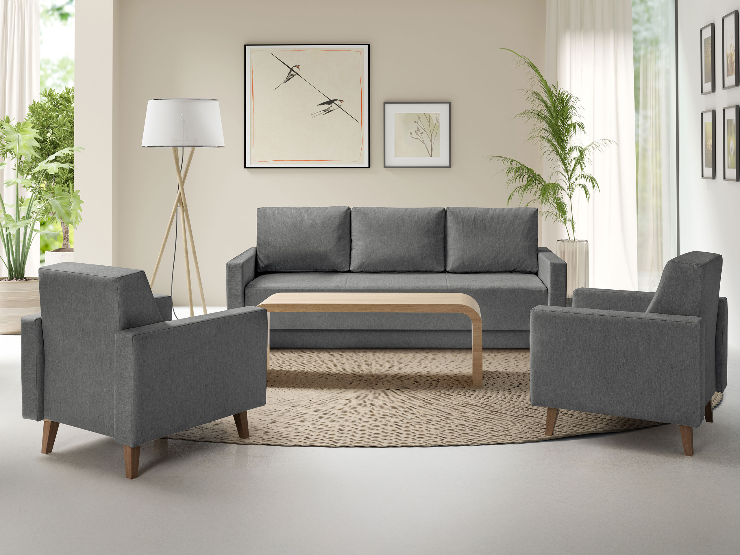 Upholstered furniture set Delbene 133 (Verita 88)
