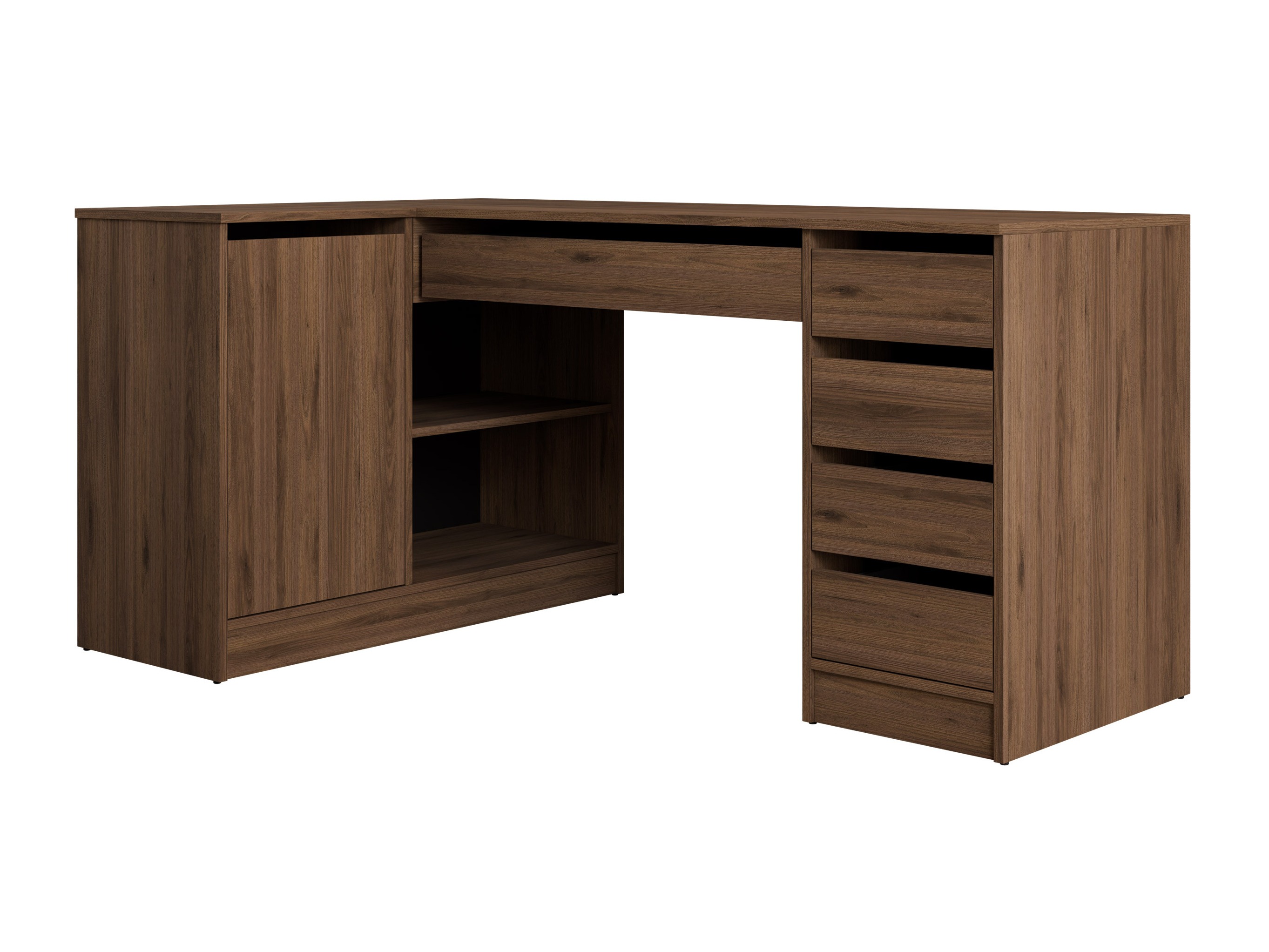 Corner desk Comfivo Terros III (Walnut)