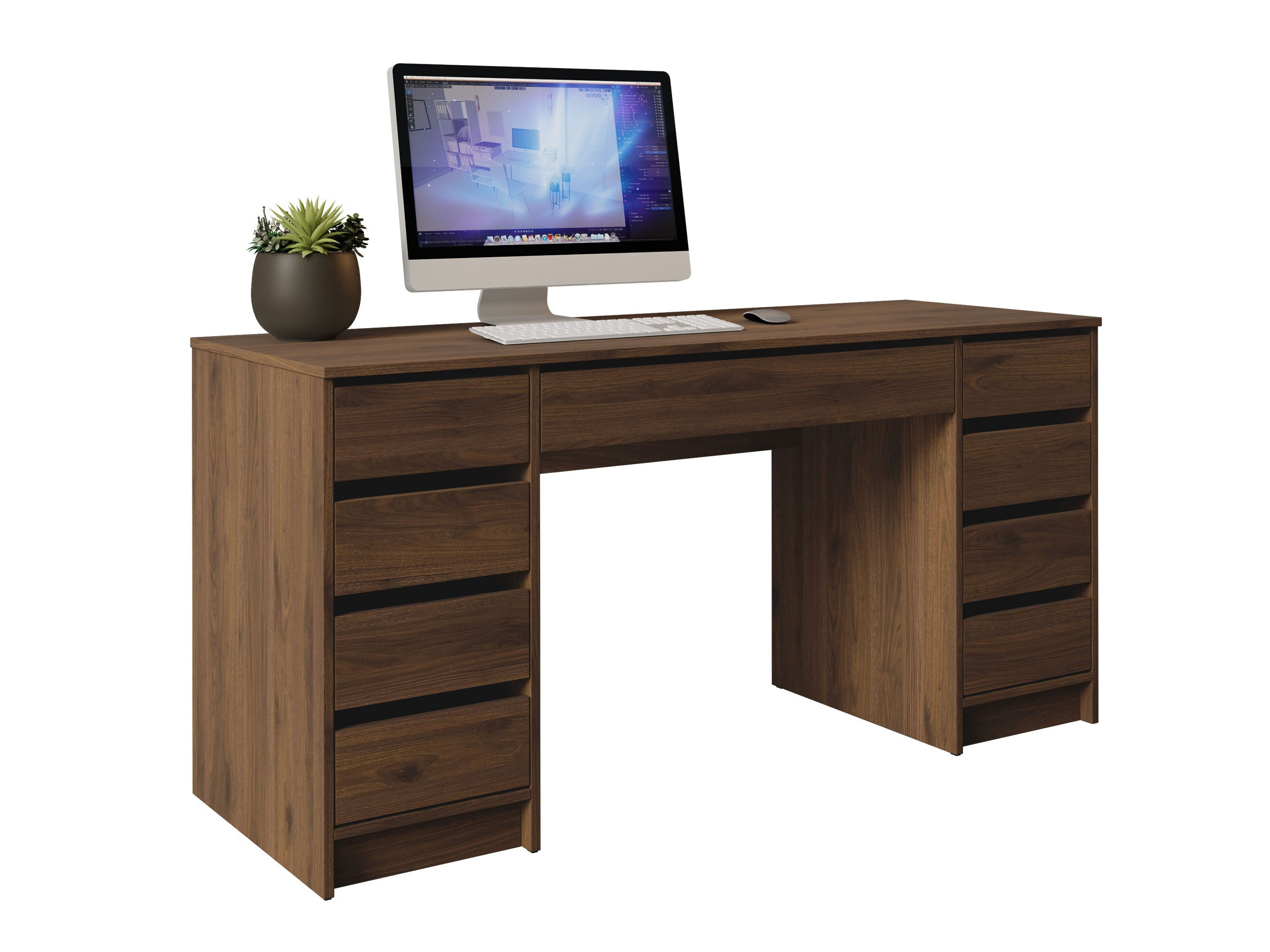 Desk Comfivo Terros II (Walnut)