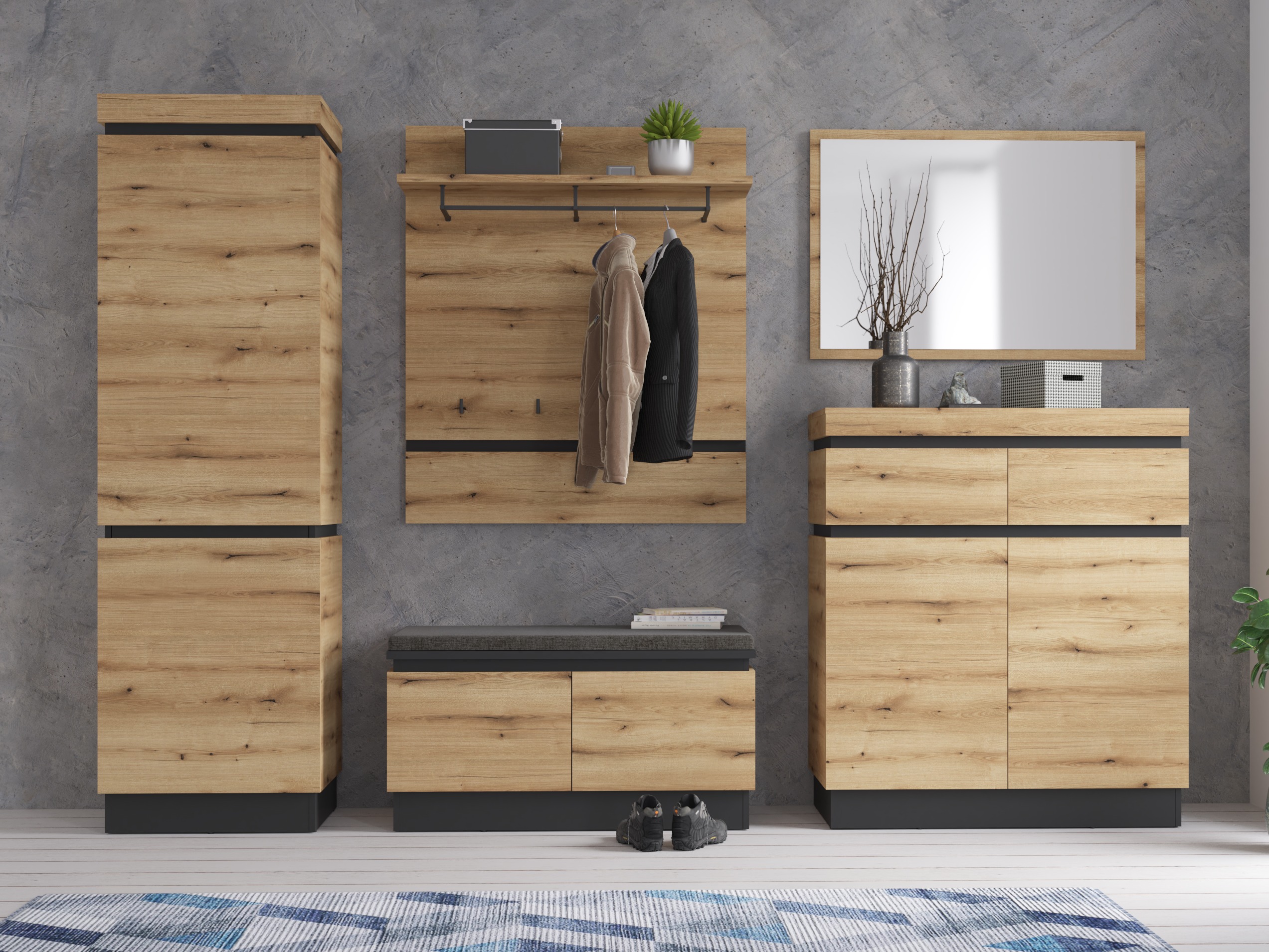 Shoe cabinet Enocira 134