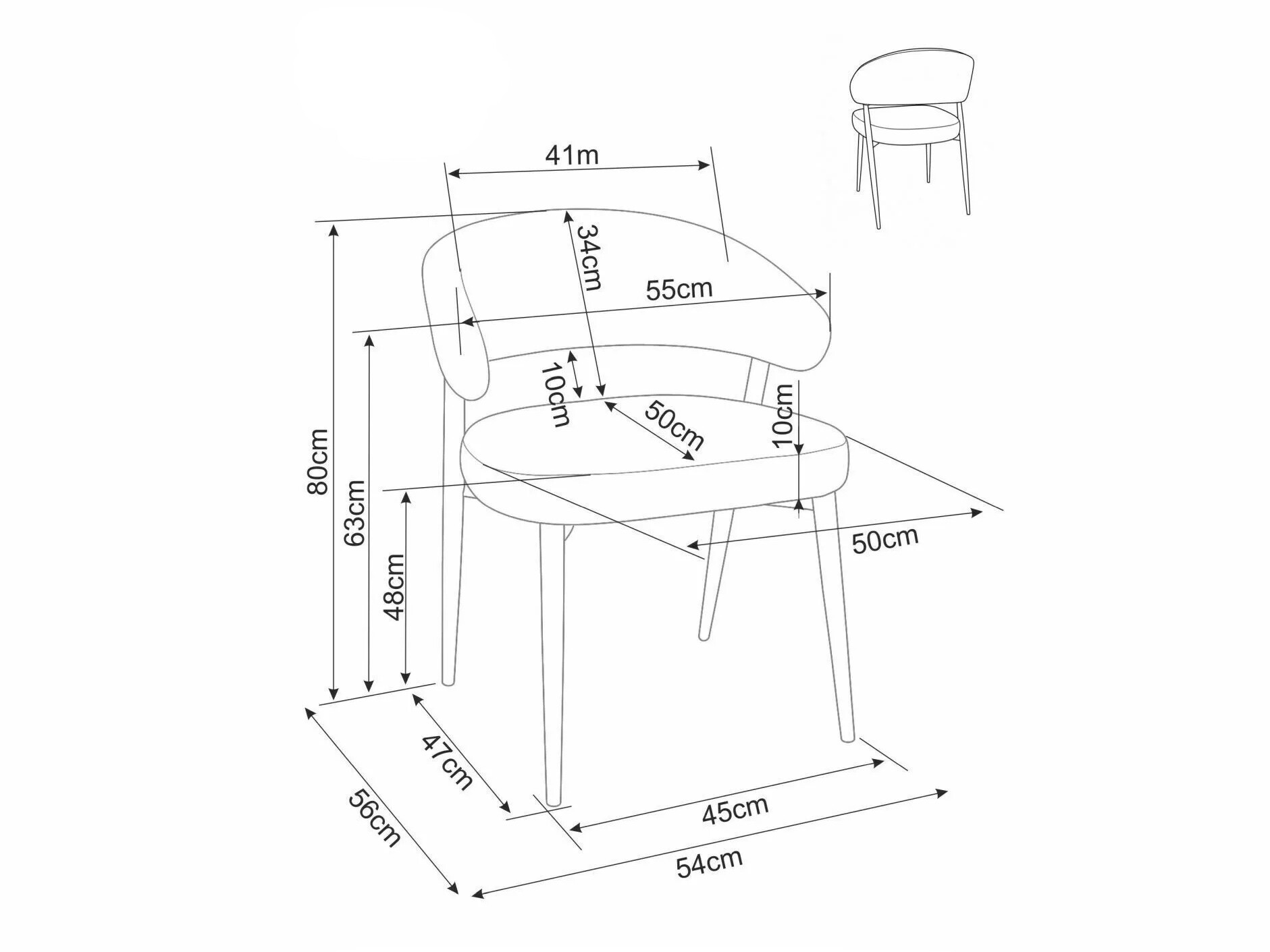 Chair Detroit 1023 (Noelle 09)