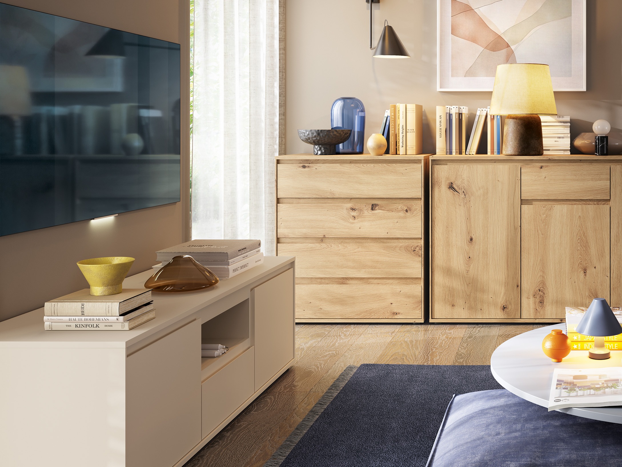 Chest of drawers Torfiou 106 (Artisan oak)