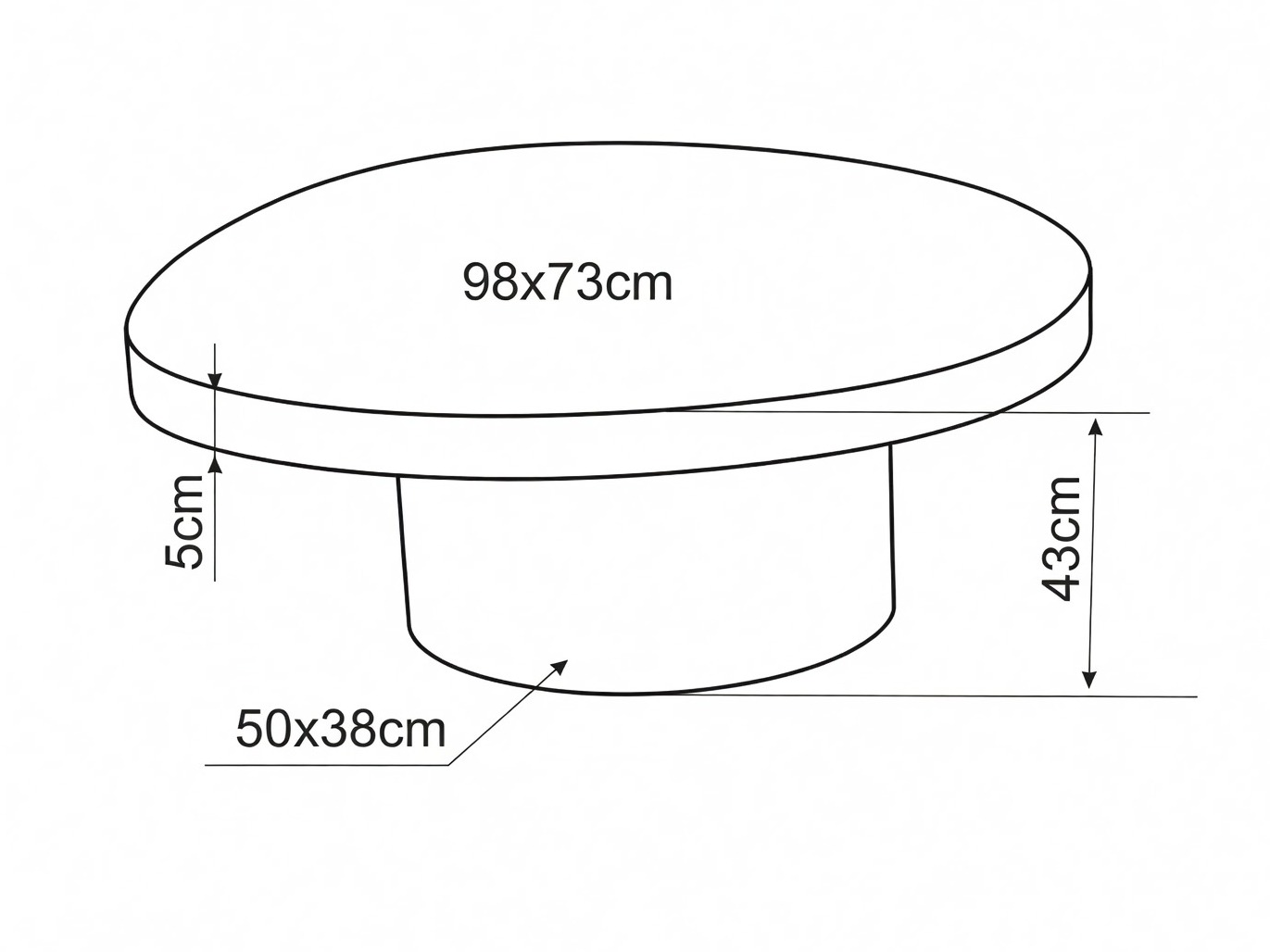 Coffee table Detroit 1016
