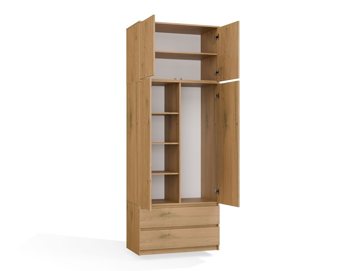 Wardrobe Elbvelu 135 (Artisan oak)