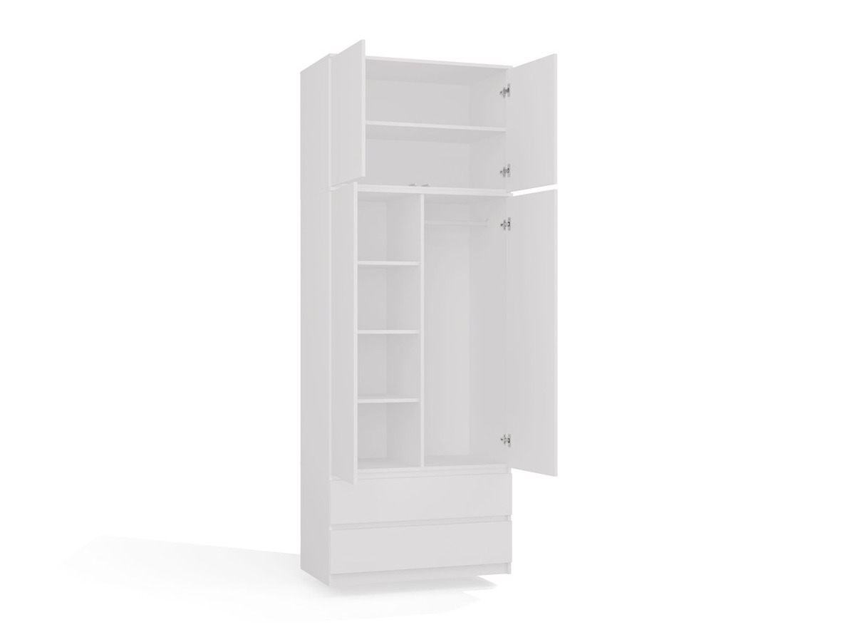 Wardrobe Elbvelu 135 (White)