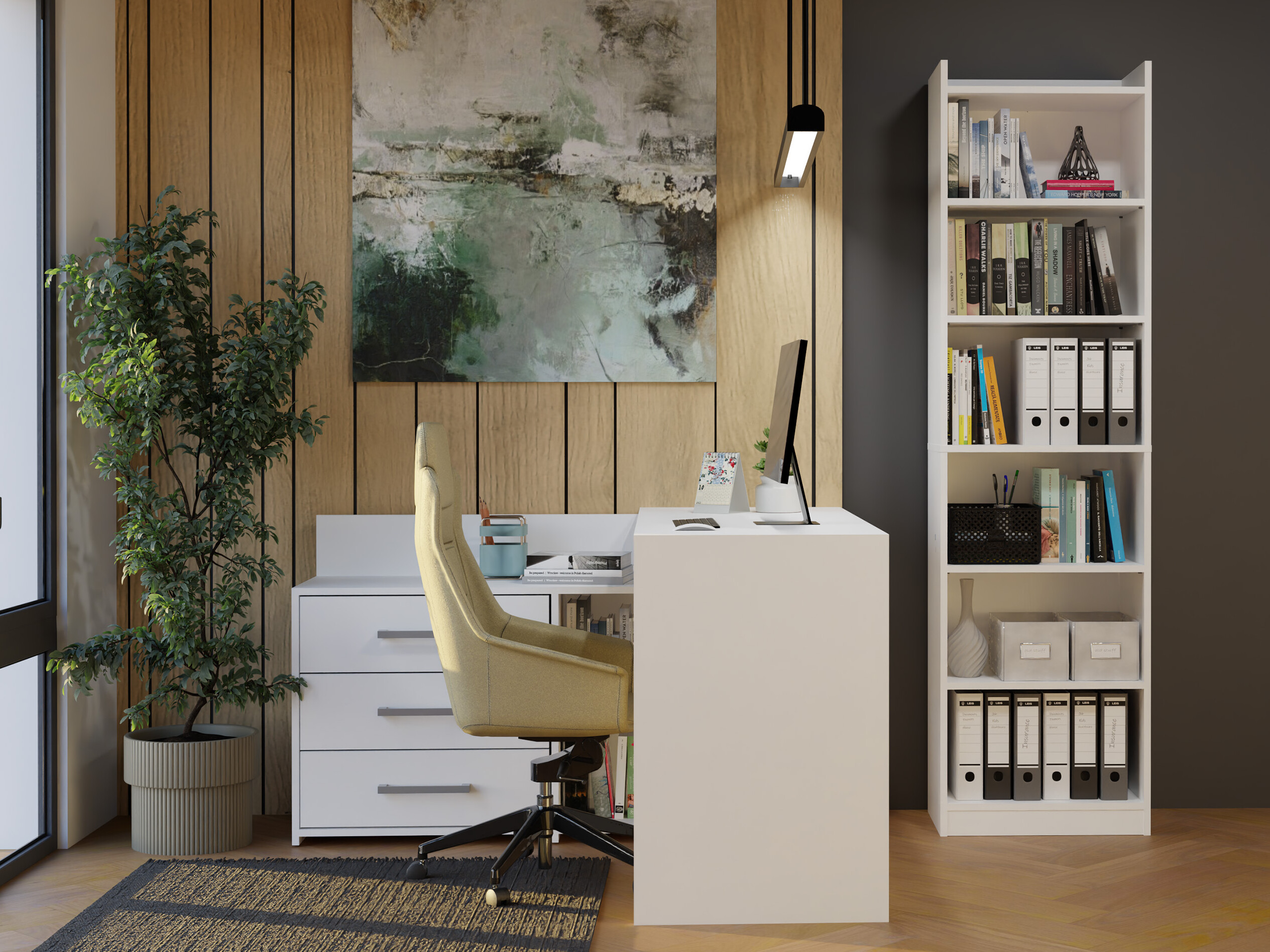 Bookcase Mandeville 380 (White)