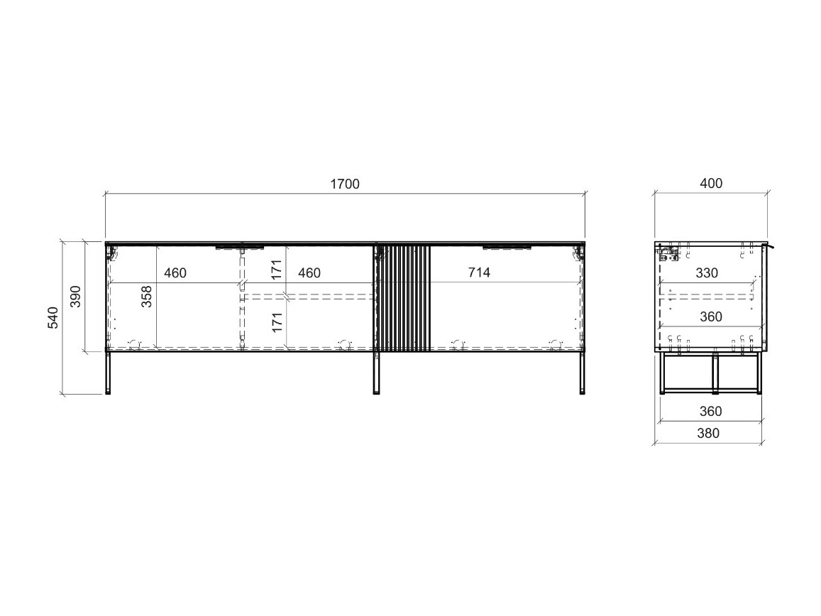 TV stand Morevae 100