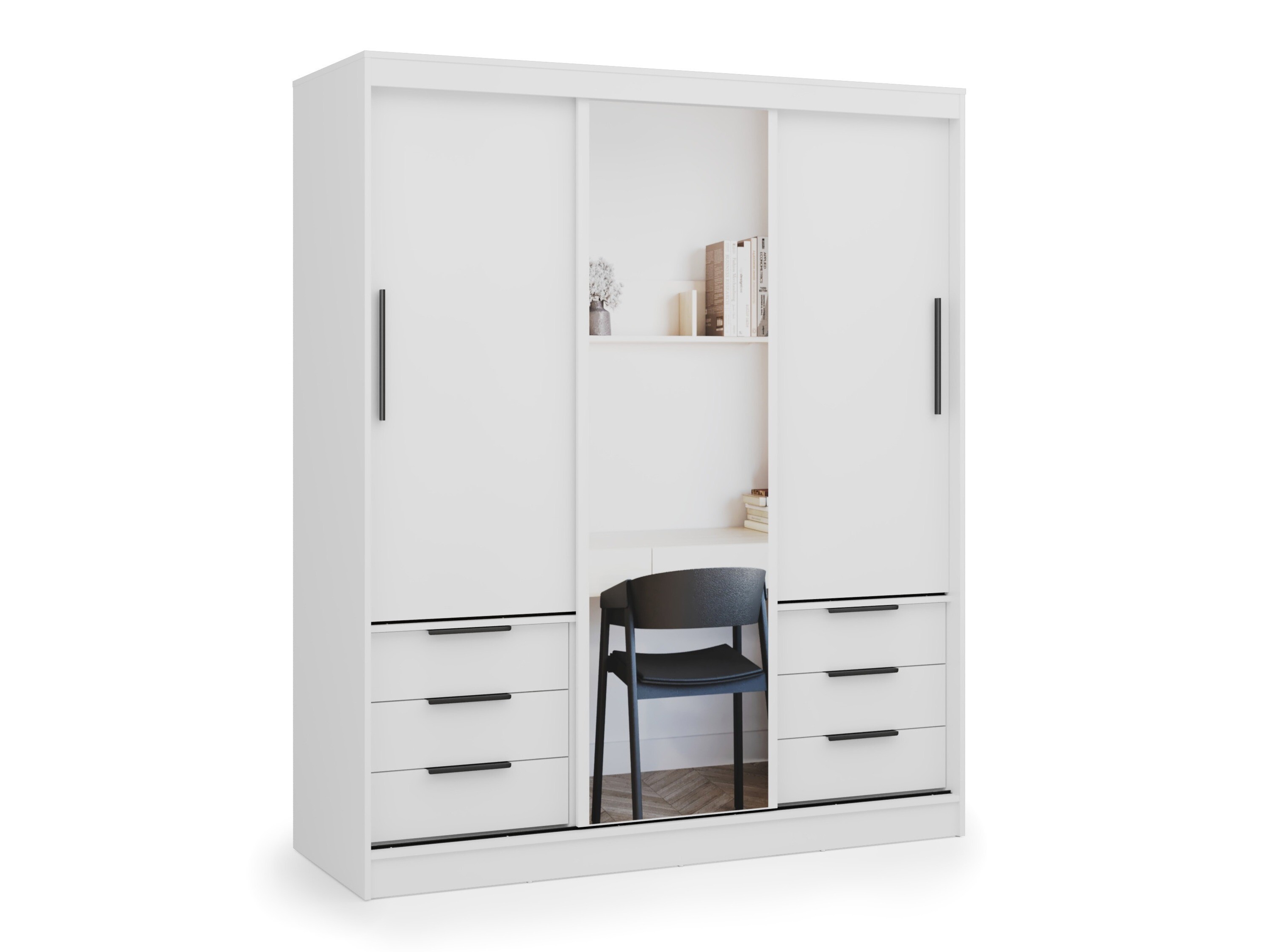 Wardrobe Fresno 184 (White)