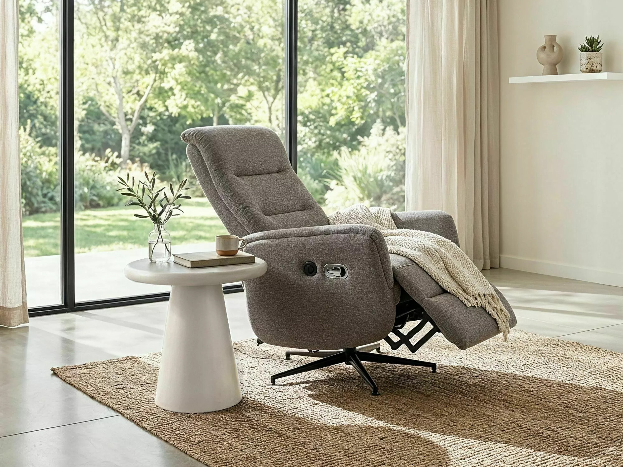Armchair recliner Detroit 1031 (Raven 07)