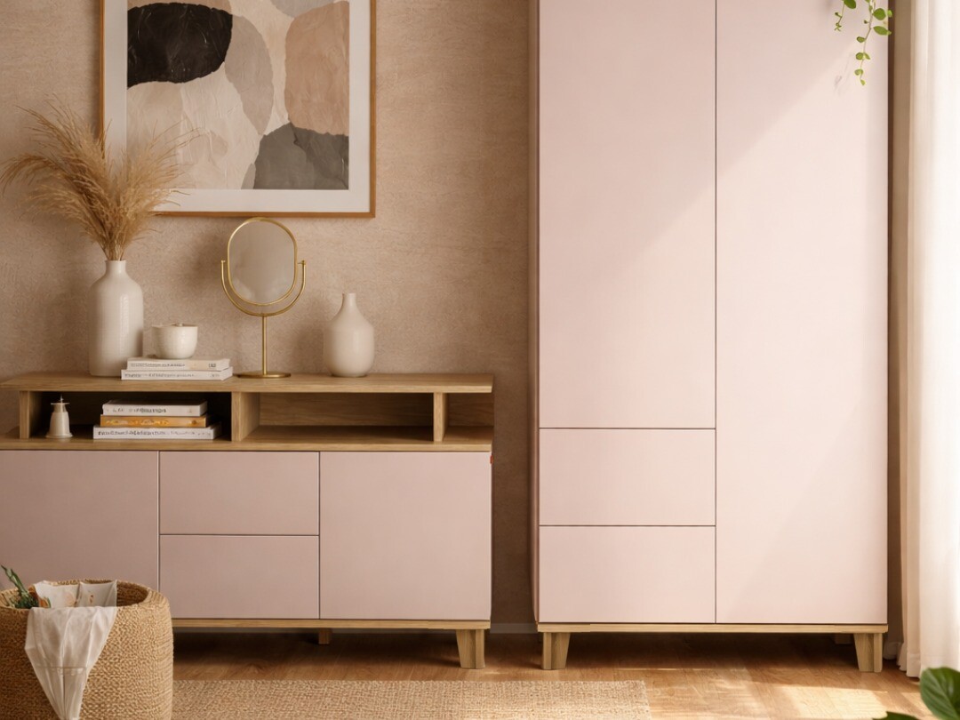 Chest of drawers Evarveru 105 (Cashmere)