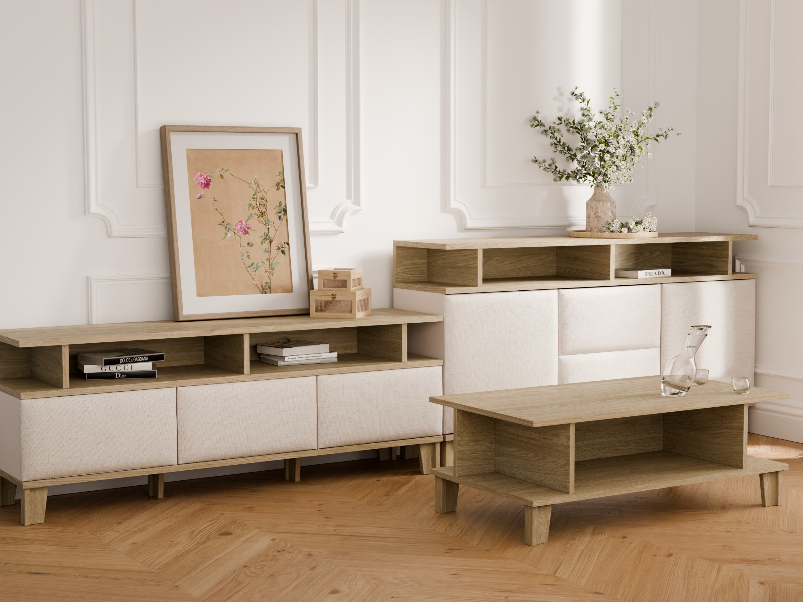Chest of drawers Evarveru 105 (Moly 02)