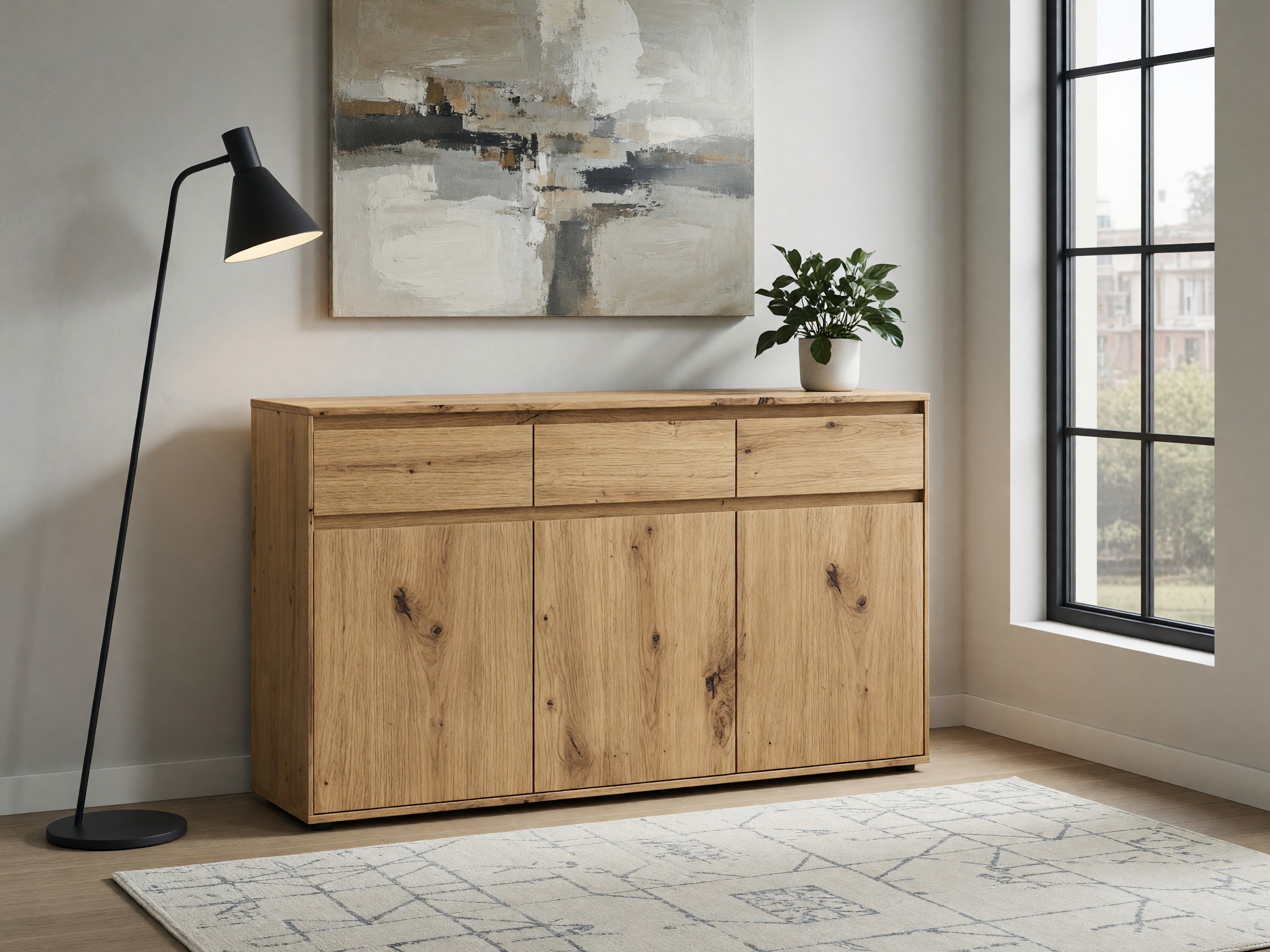 Chest of drawers Torfiou 108 (Artisan oak)