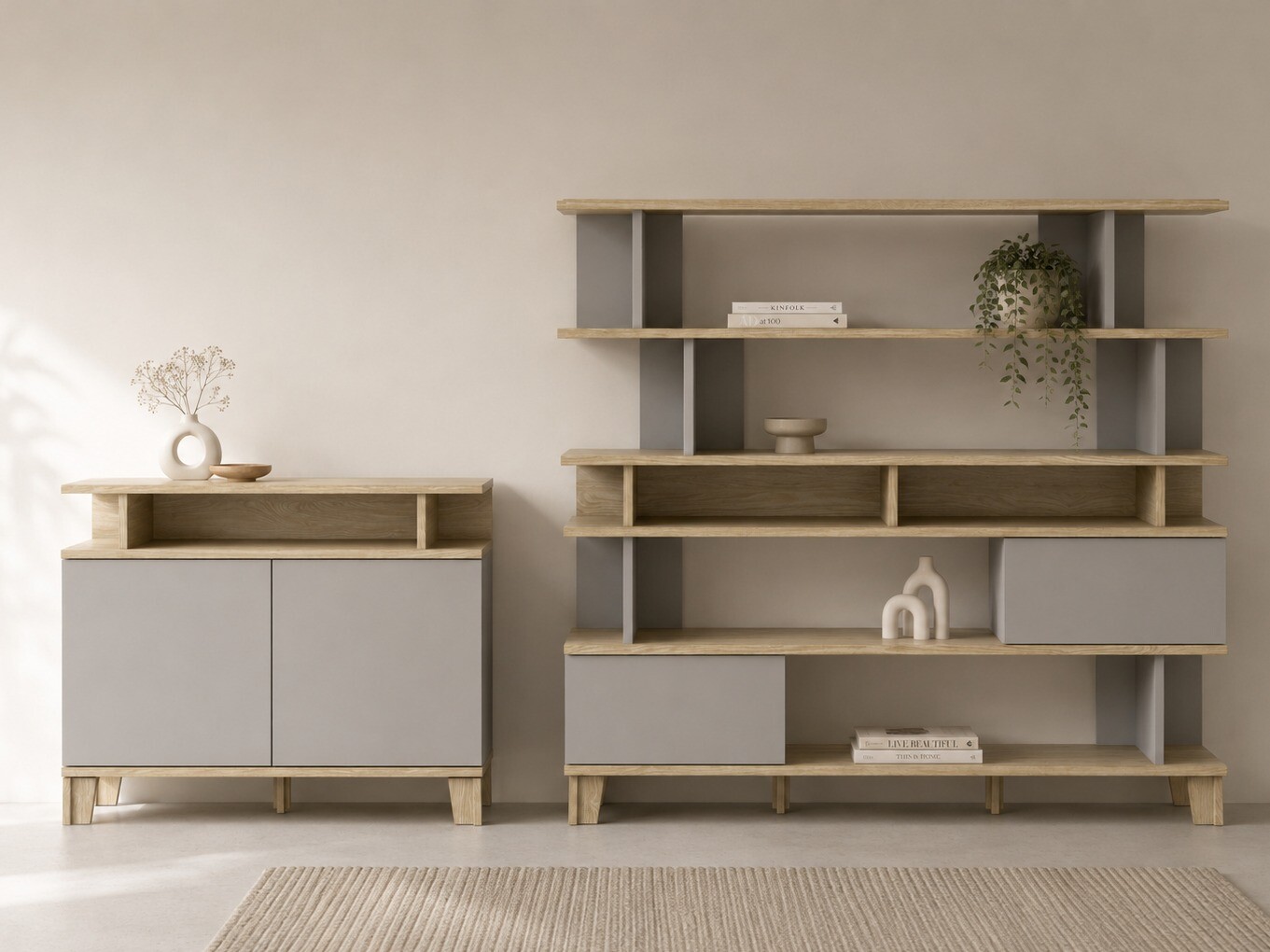 Sideboard Evarveru 107 (Grey)