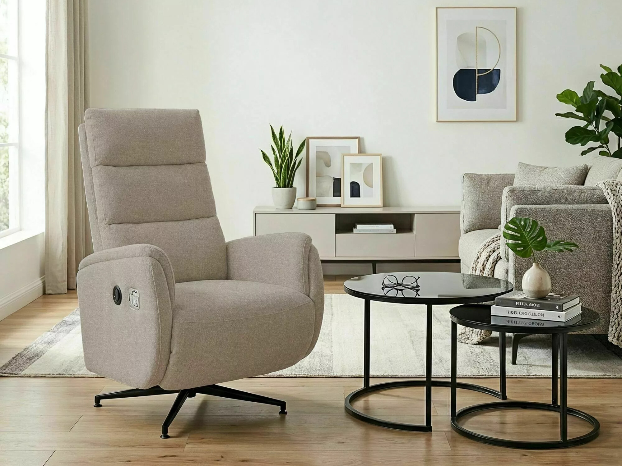 Armchair recliner Detroit 1032 (Raven 30)