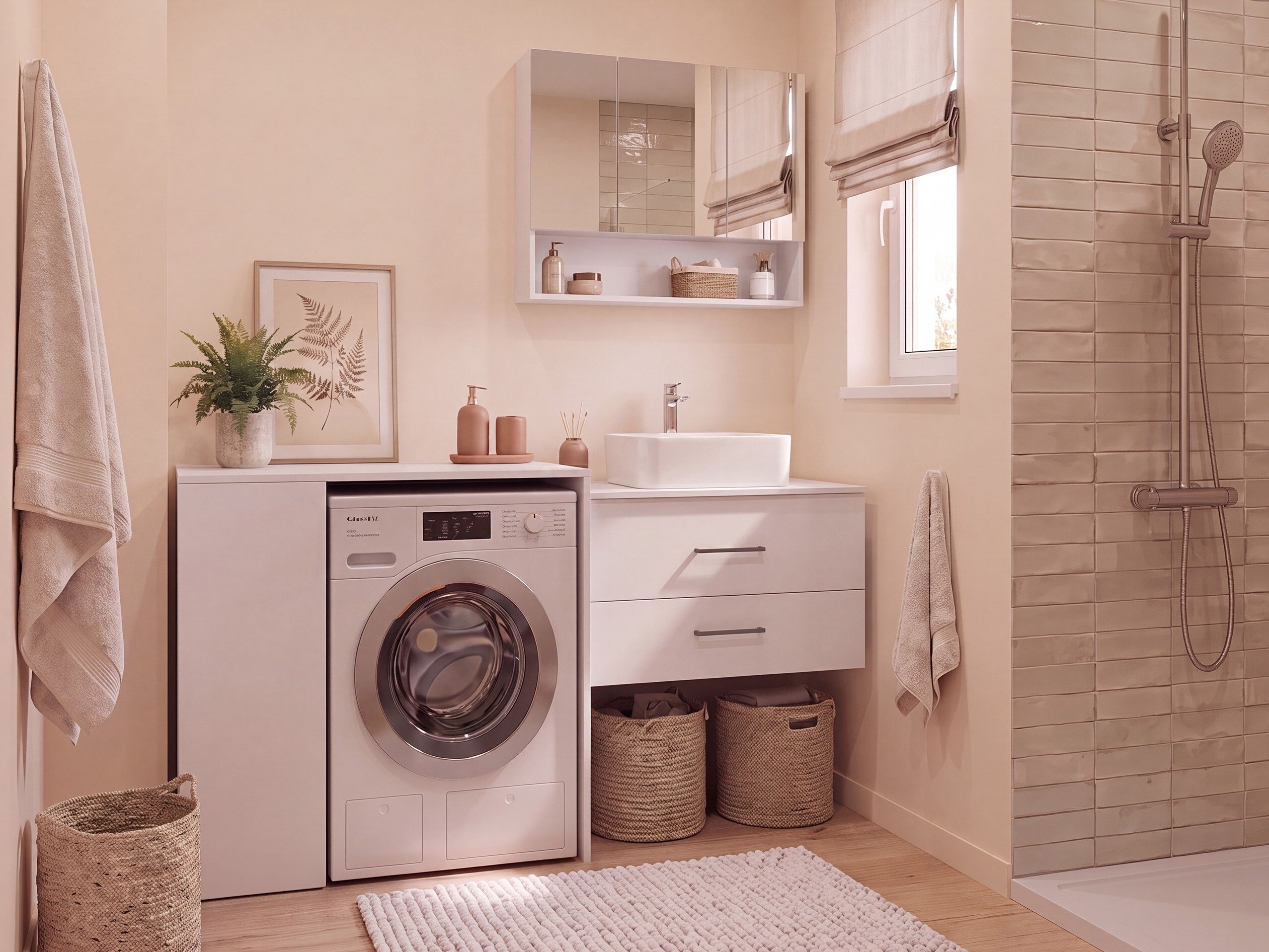 Bathroom mirror cabinet Balelbo 113 (White)