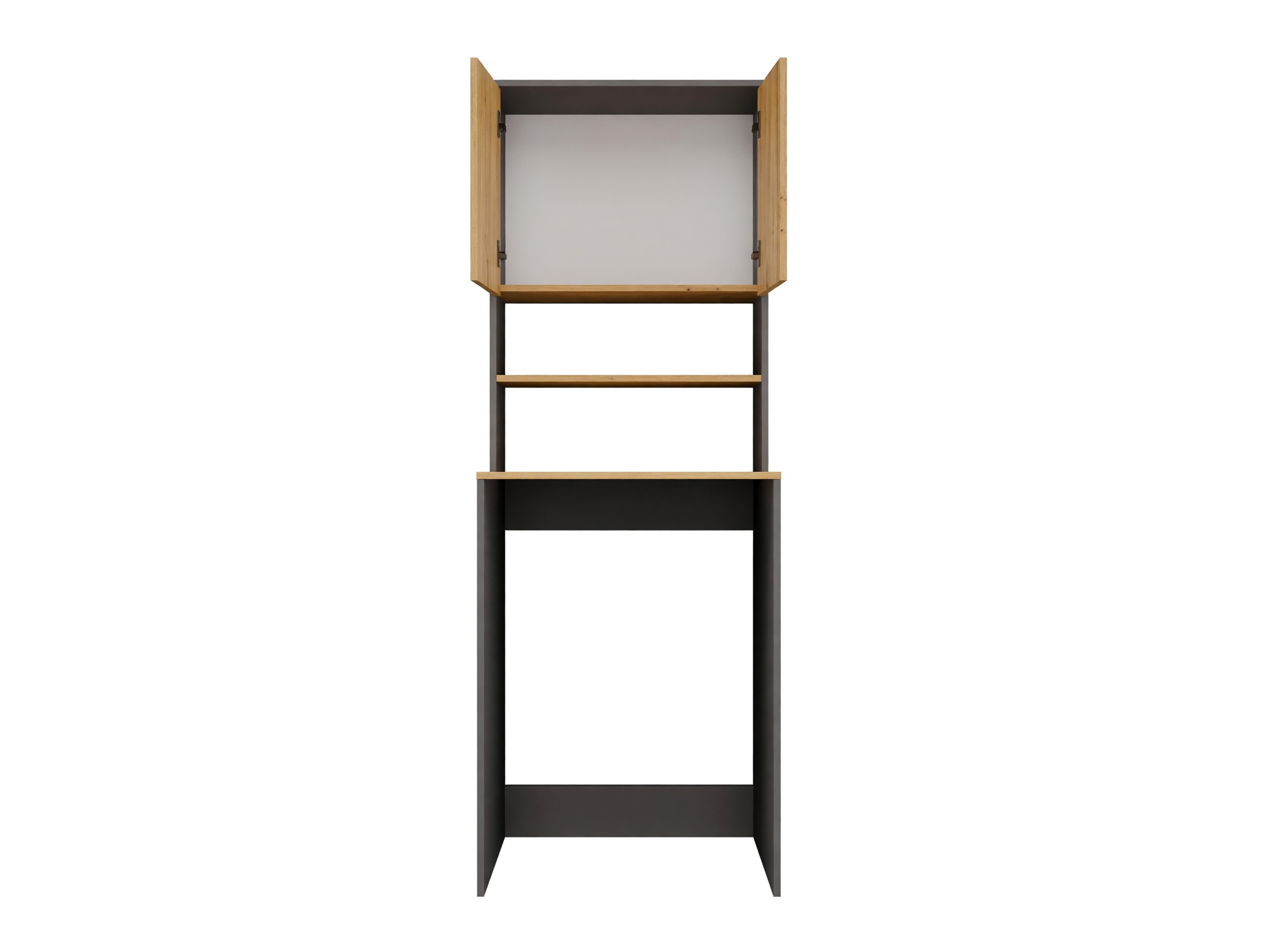 Bathroom shelf Balelbo 112 (Anthracite + Artisan oak)