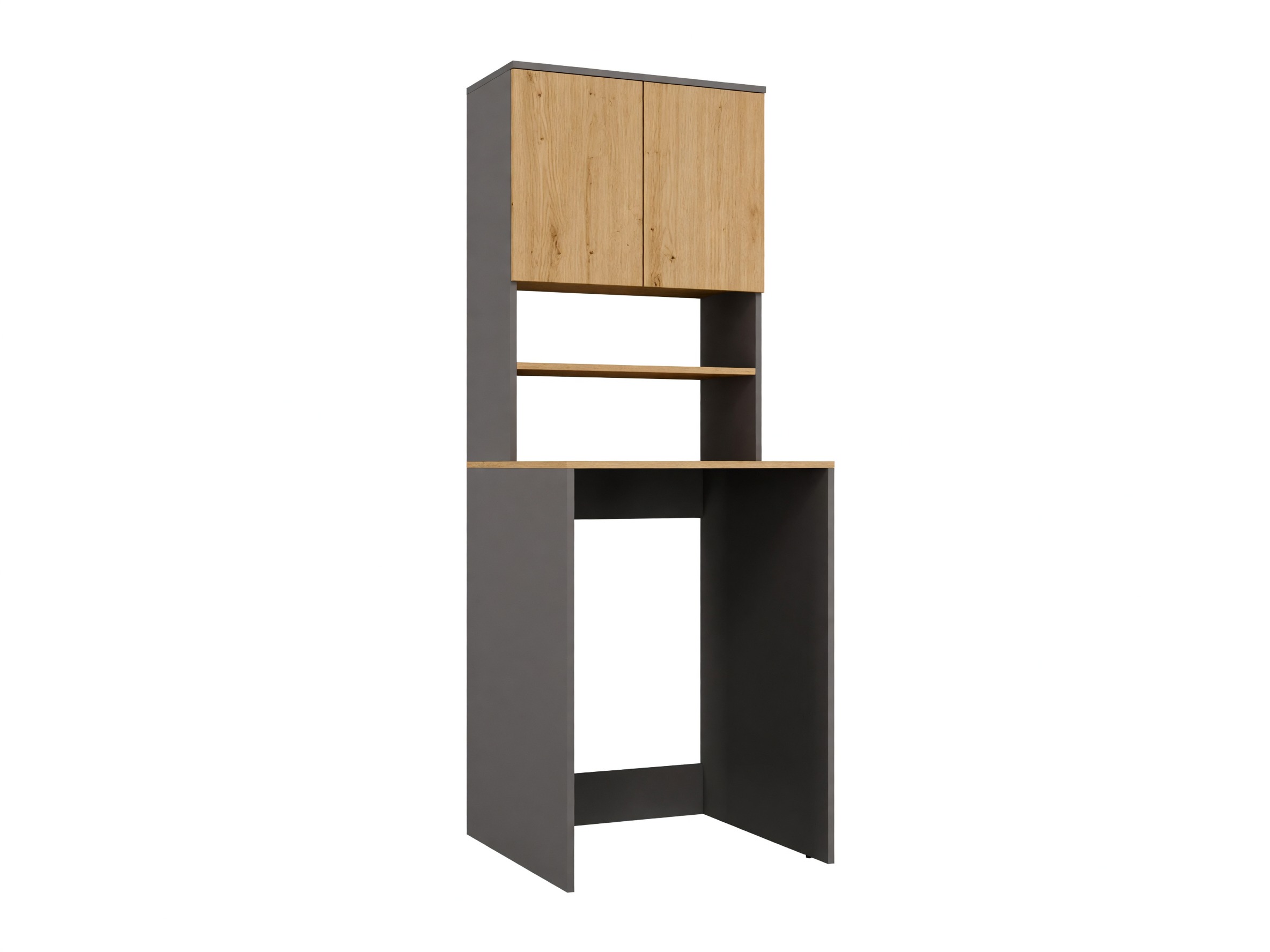 Bathroom shelf Balelbo 112 (Anthracite + Artisan oak)