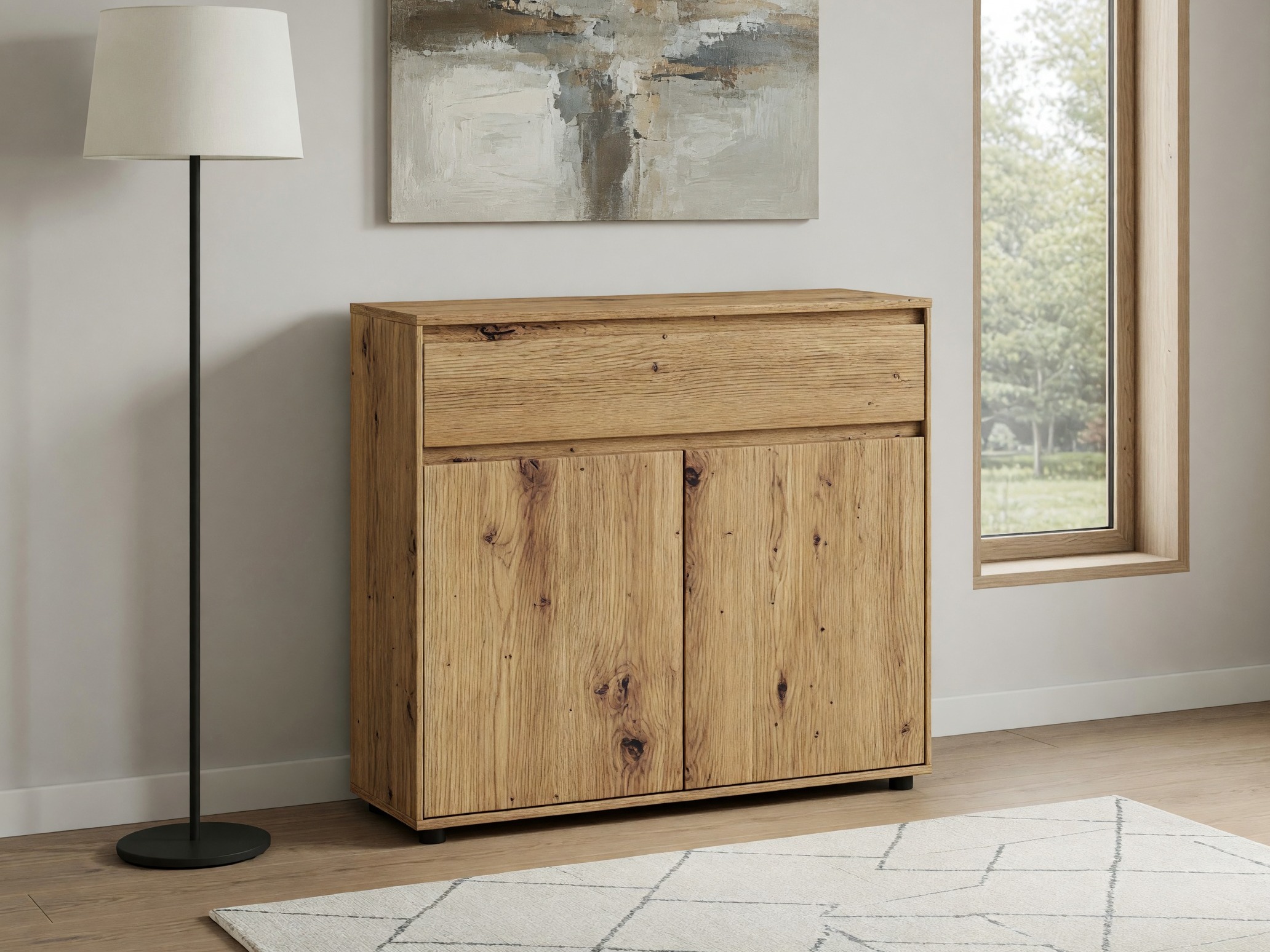 Chest of drawers Torfiou 107 (Artisan oak)