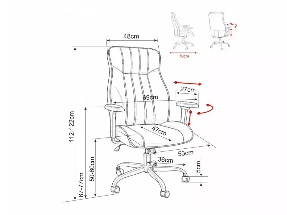 Office chair Detroit 1033