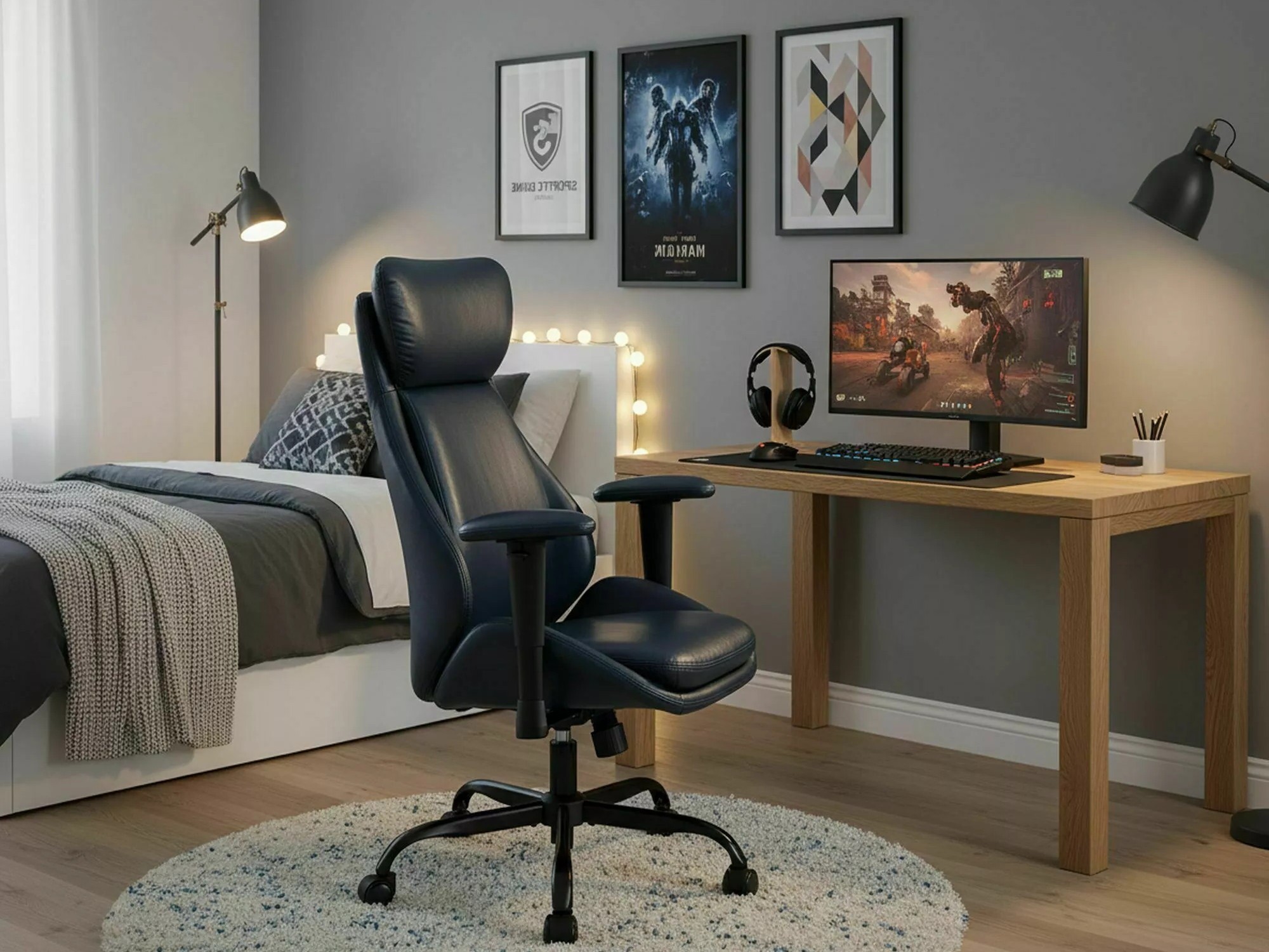Office chair Detroit 1034 (Black)