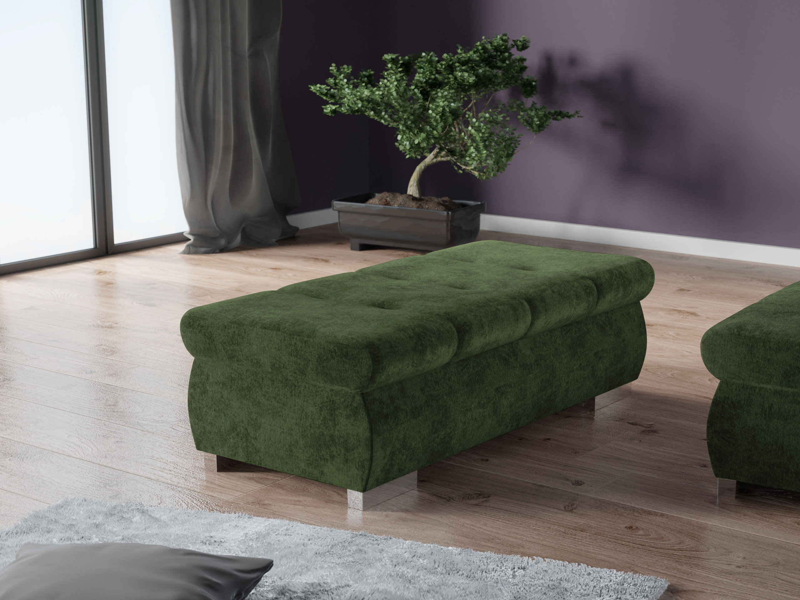 Upholstered bench Comfivo Nitor I (Clara 215.10)