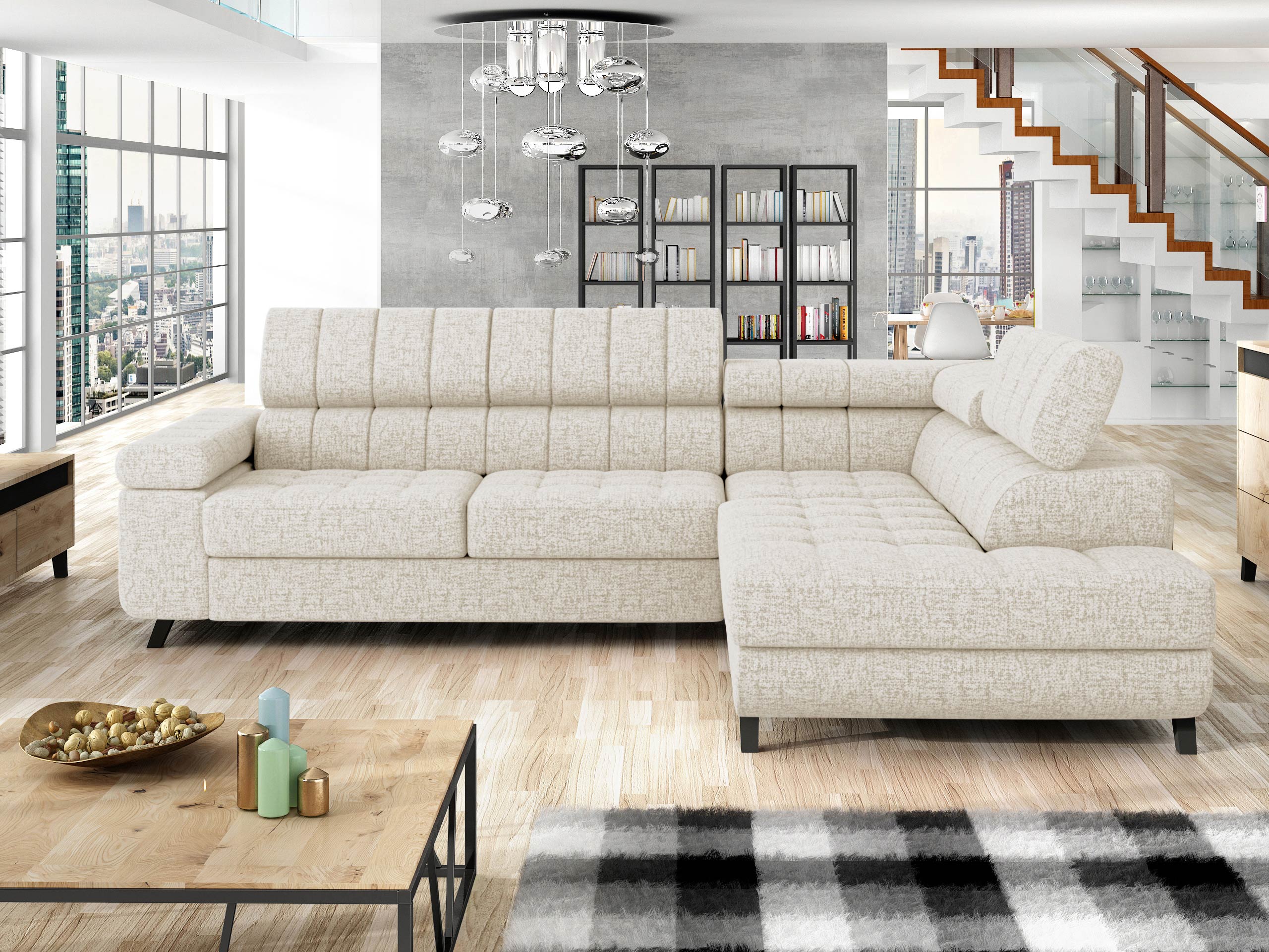 Corner sofa Comfivo Agnus (Bella 05)